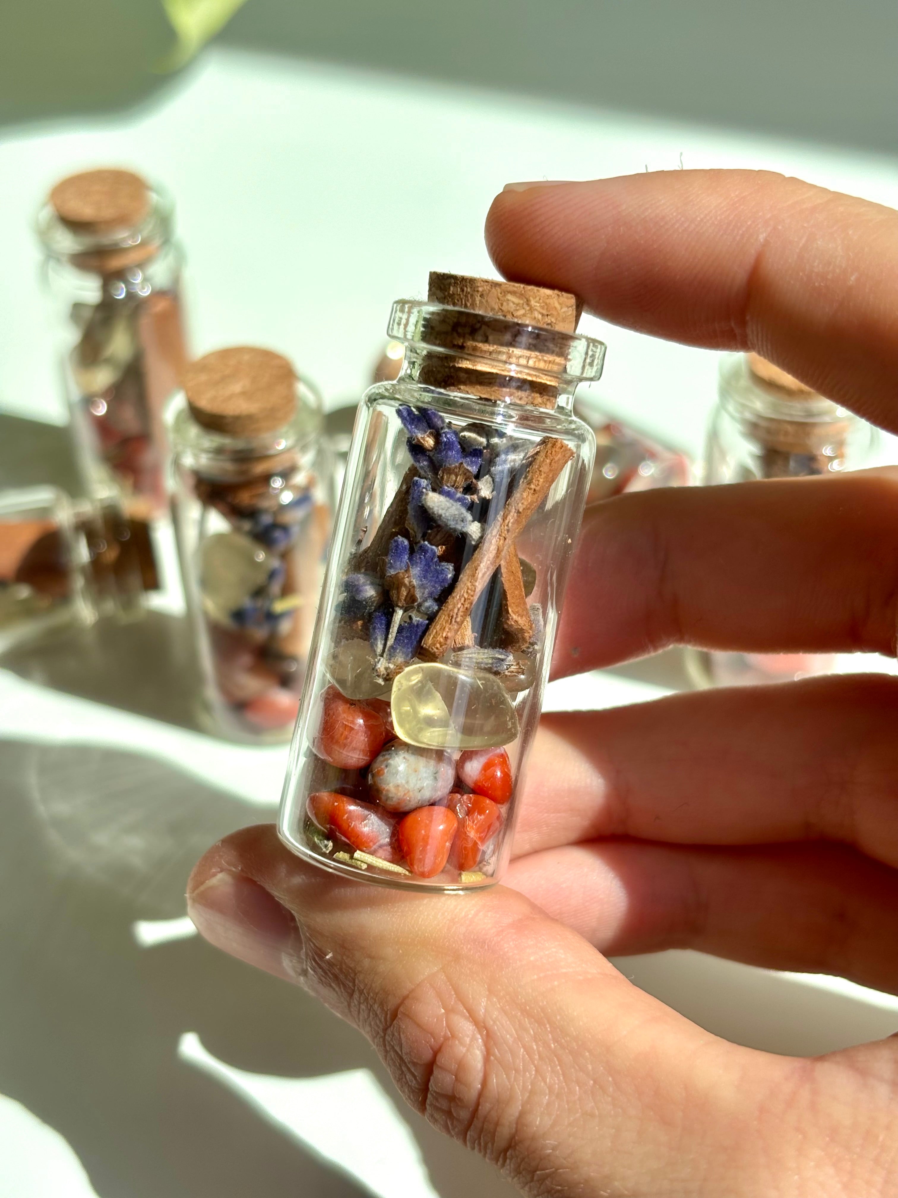 Spell-Jar "Lebensfreude" (Glaszauber)