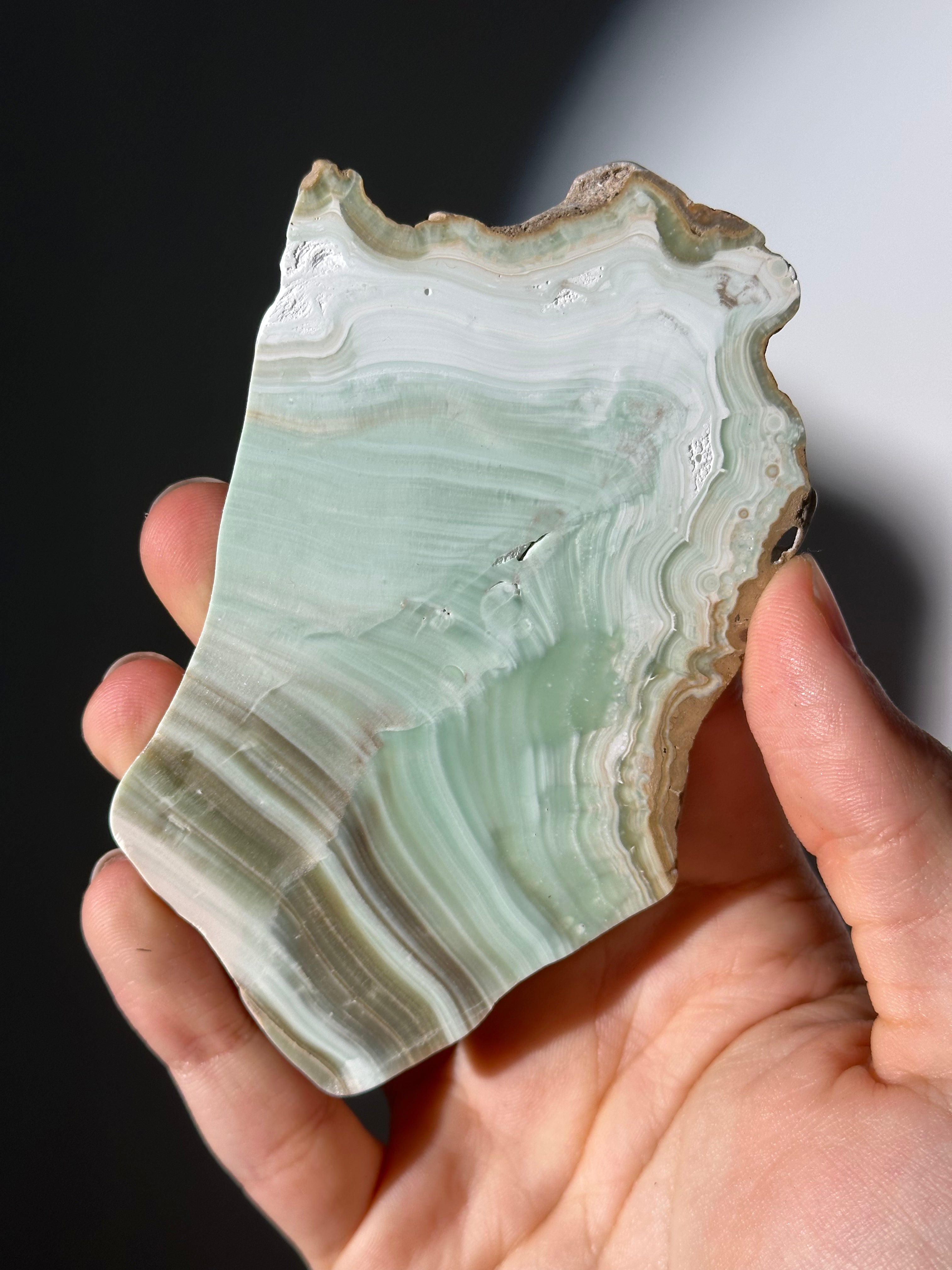 Türkise Aragonit Platte aus Spanien 🏖️