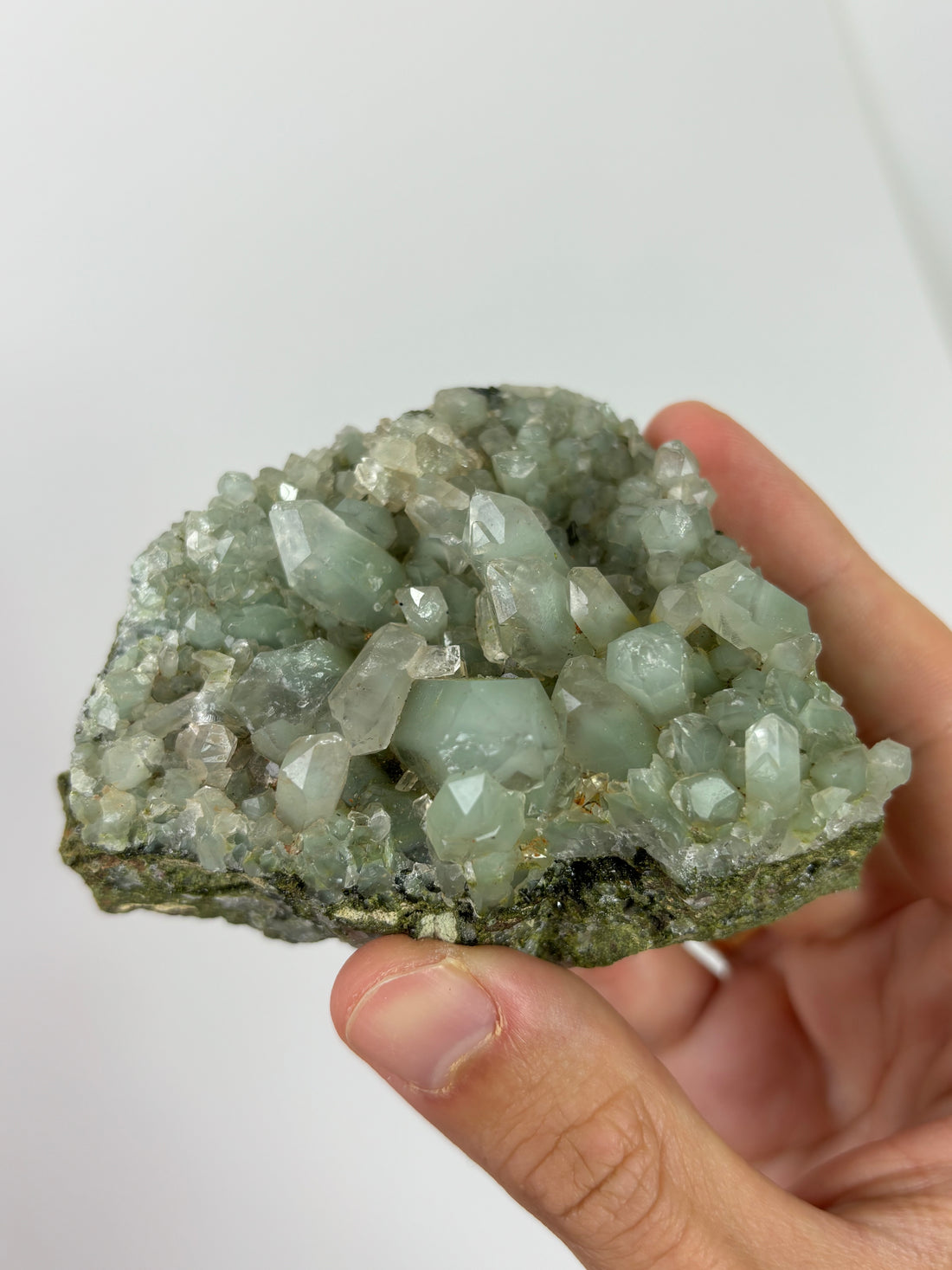 Chlorit Bergkristall mit Epidot (selten) 3