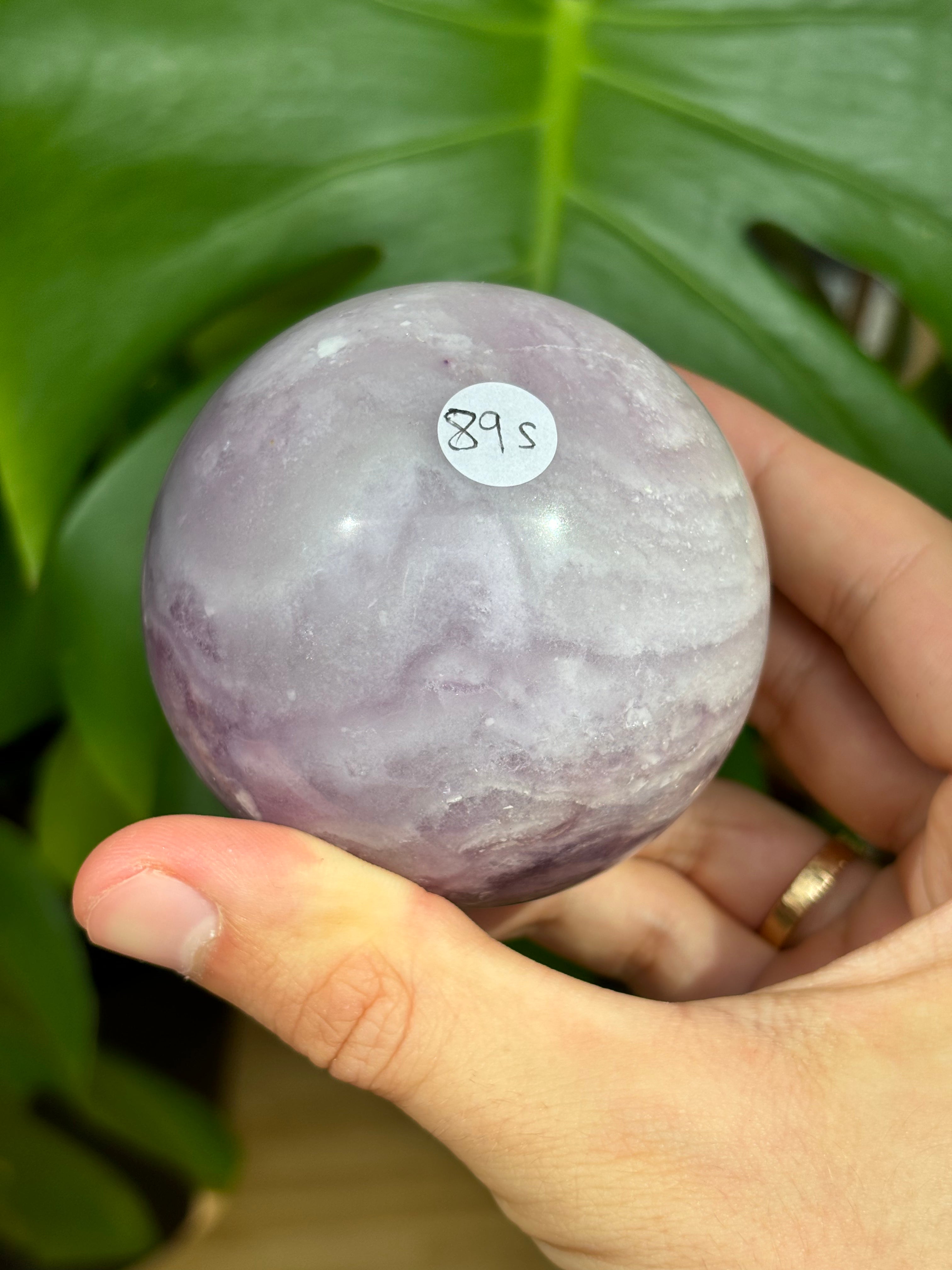 Seidenfluorit Kugel "Cloudy Planet"