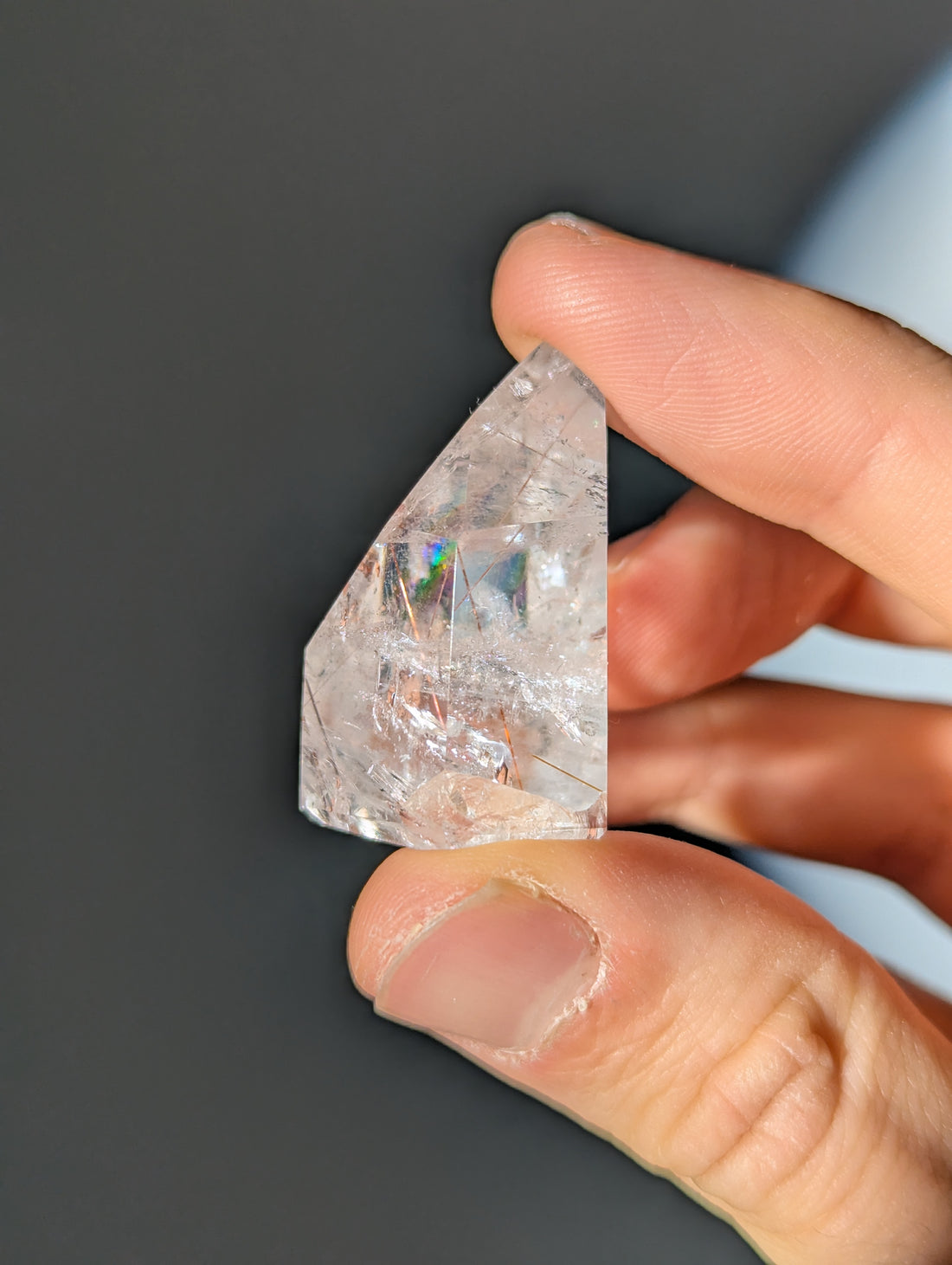 Roter Kupfer-Rutilquarz Turm aus Brasilien 🔥