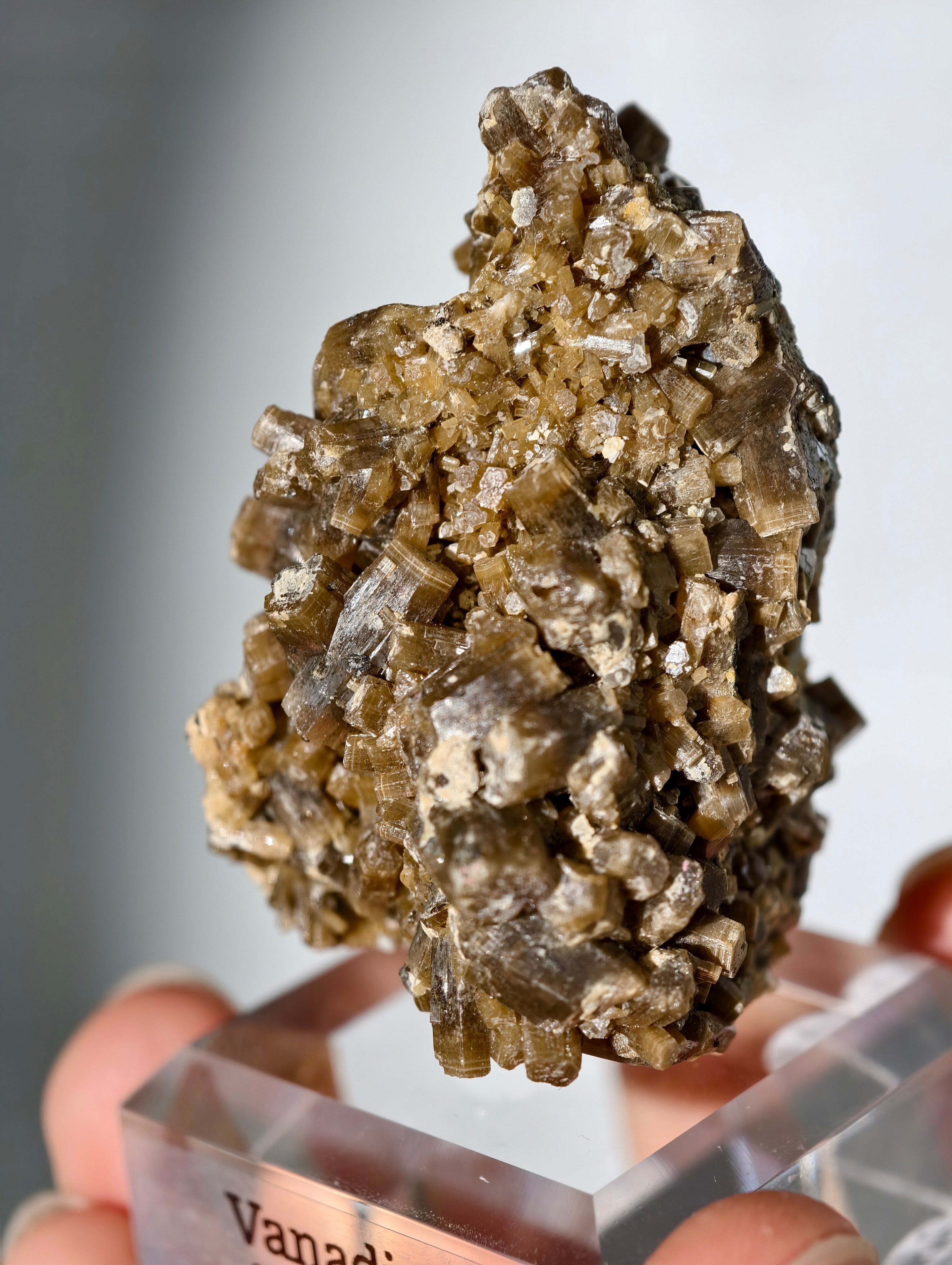 "Goldener" Vanadinit aus Touissit, 1960er Jahre