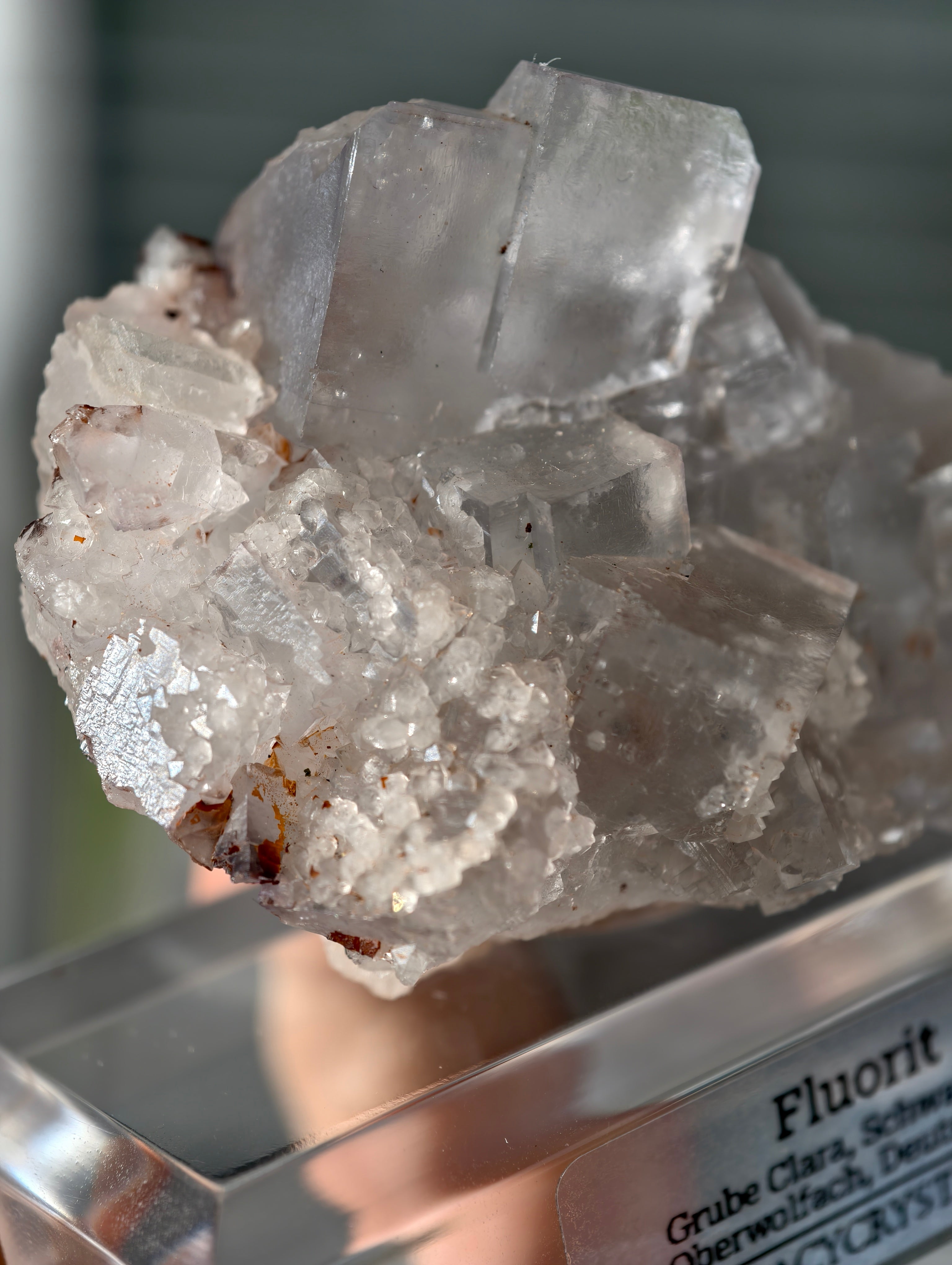 Grube Clara Fluorit mit Quarz (Schwarzwald)