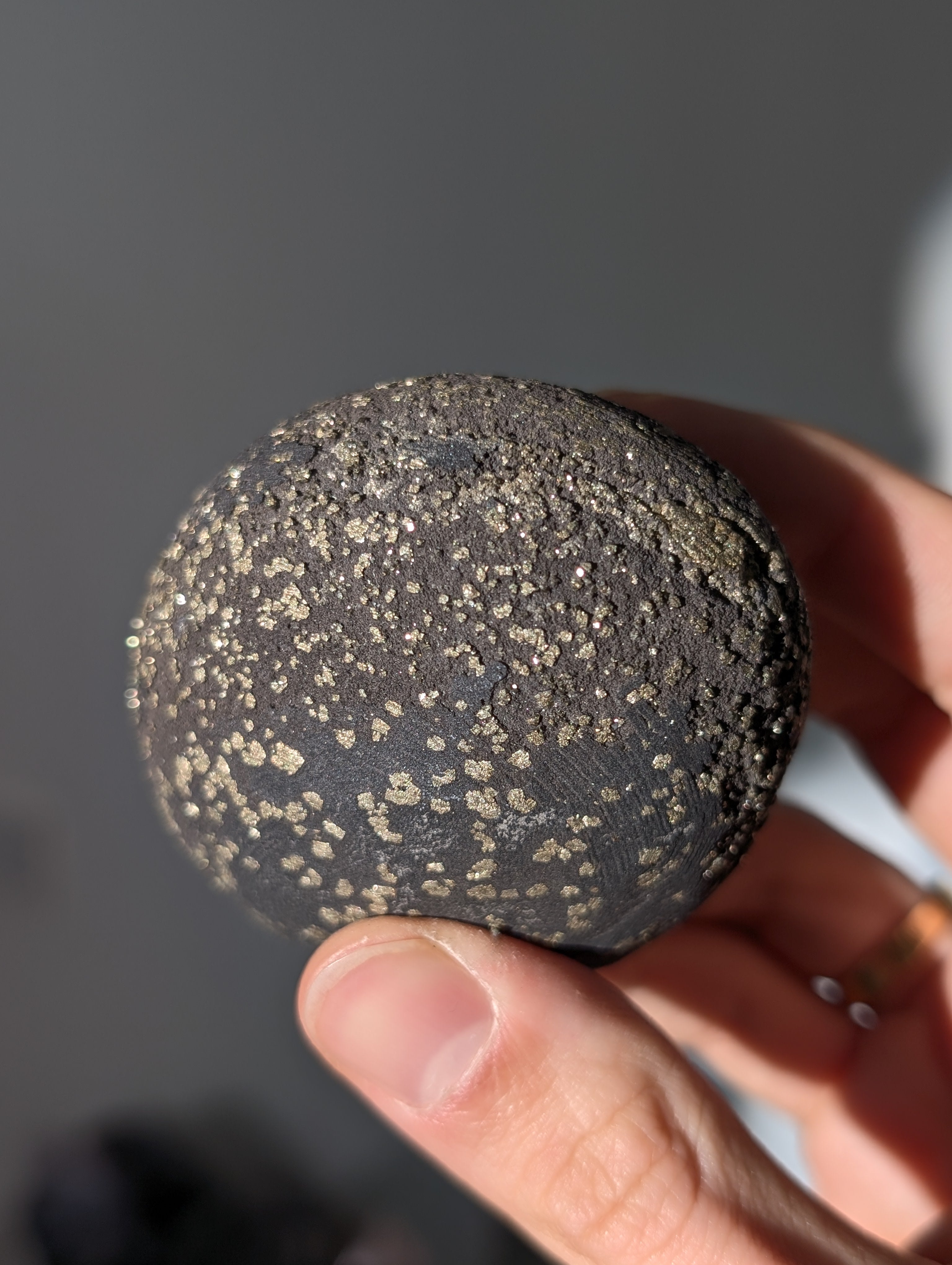 Pyrit Konkretion Schiefer Kugel