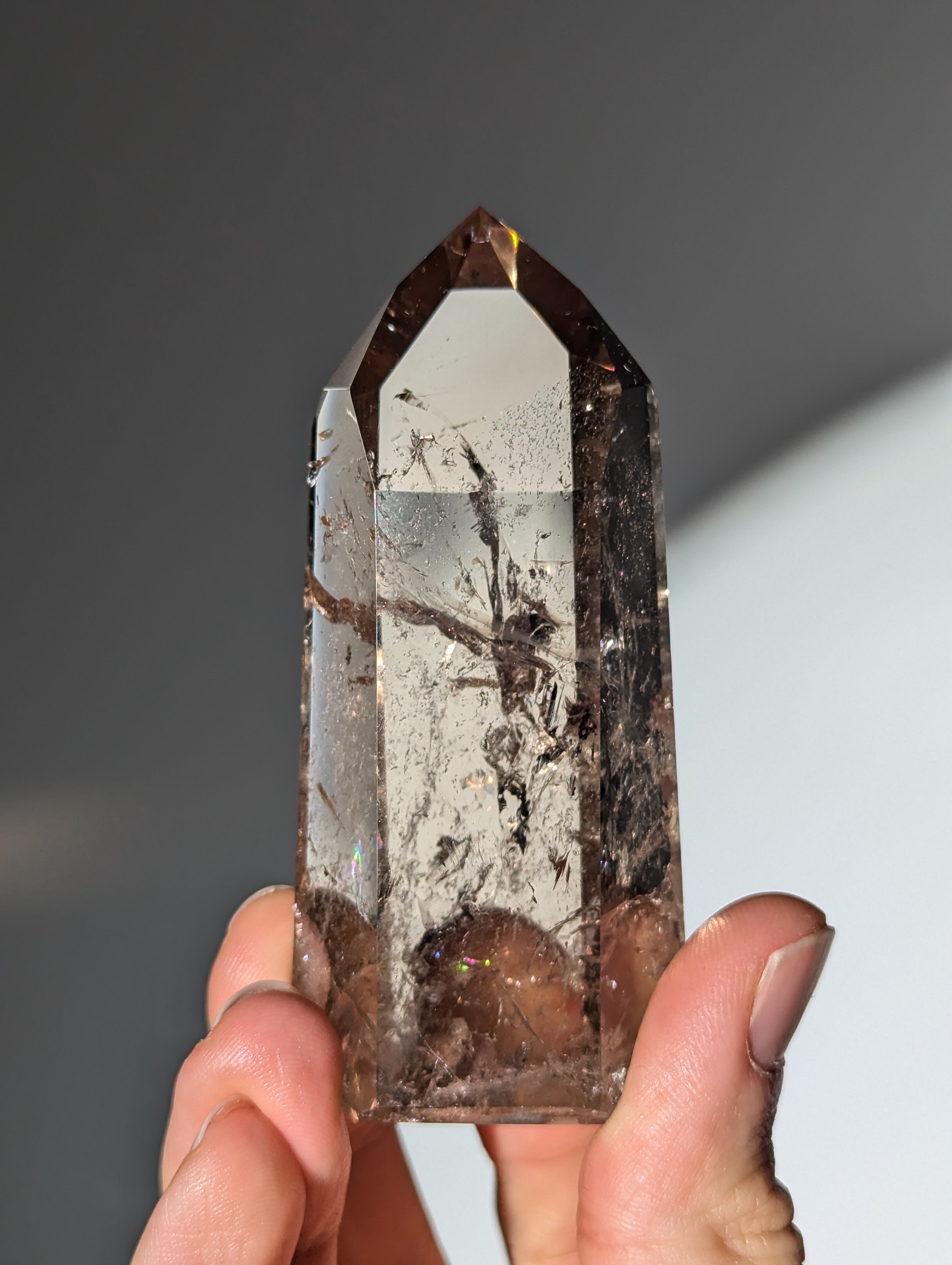 Rauchquarz Türme aus Brasilien A-Qualität