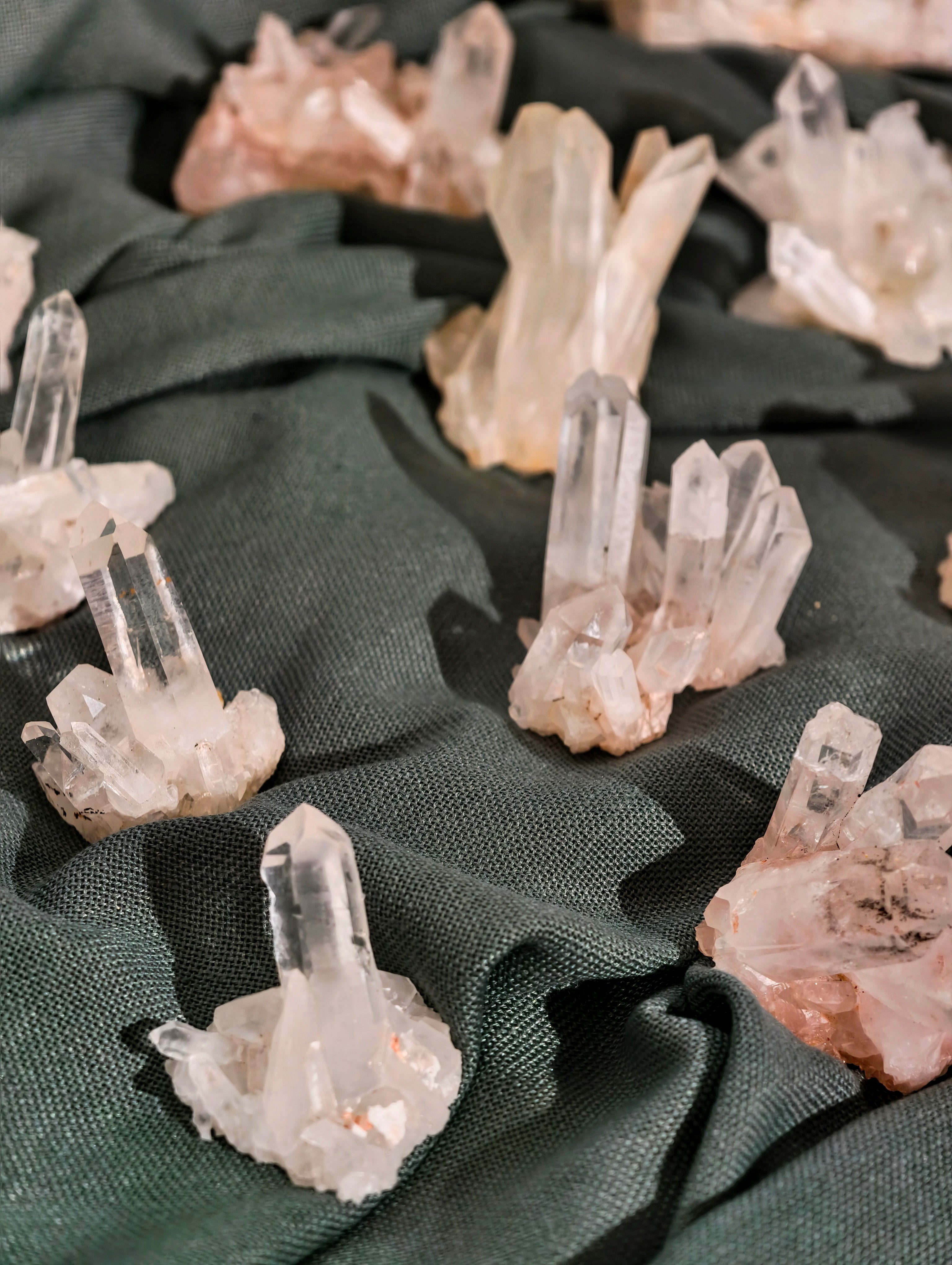 Bergkristall Stufen aus Brasilien (Größen S-L)