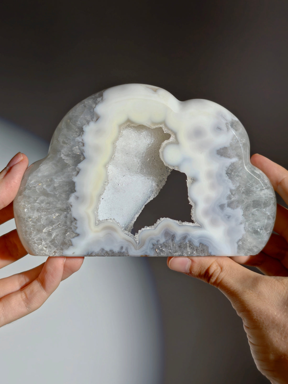 XXL Druzy Achat Wolke aus Brasilien ☁️