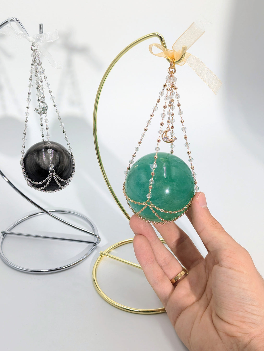 Kugelständer Kugelhalter hängend "Schaukel"