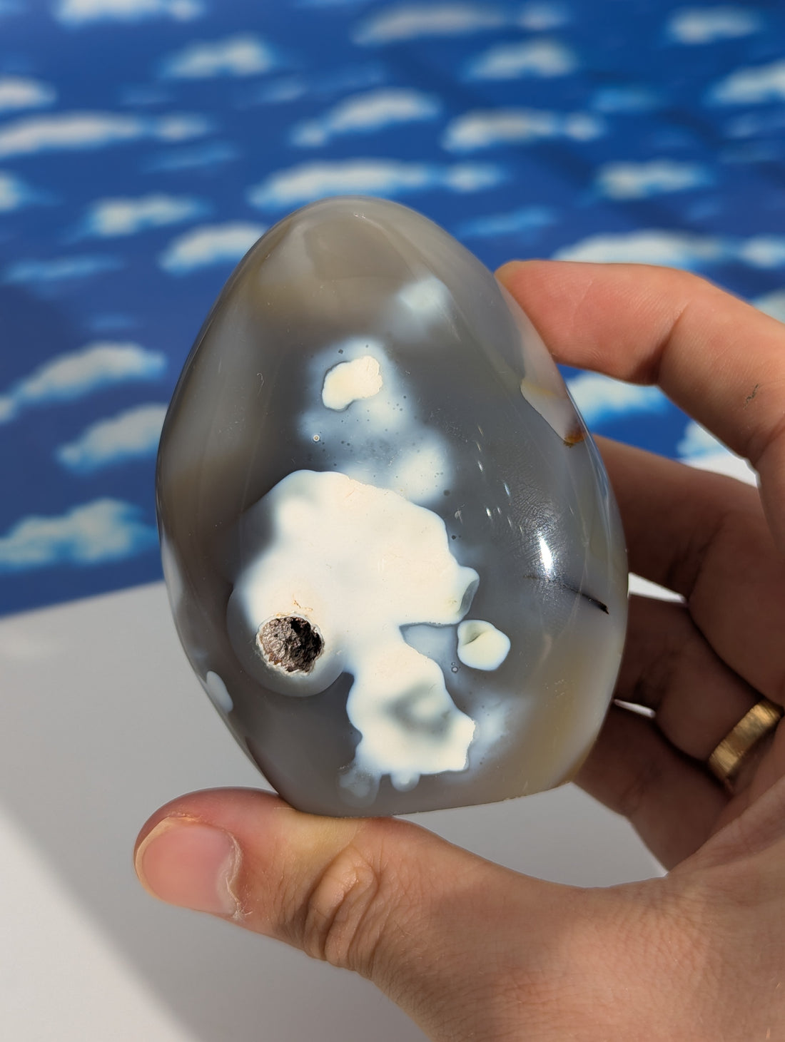 Orca Achat Freiform reduziert