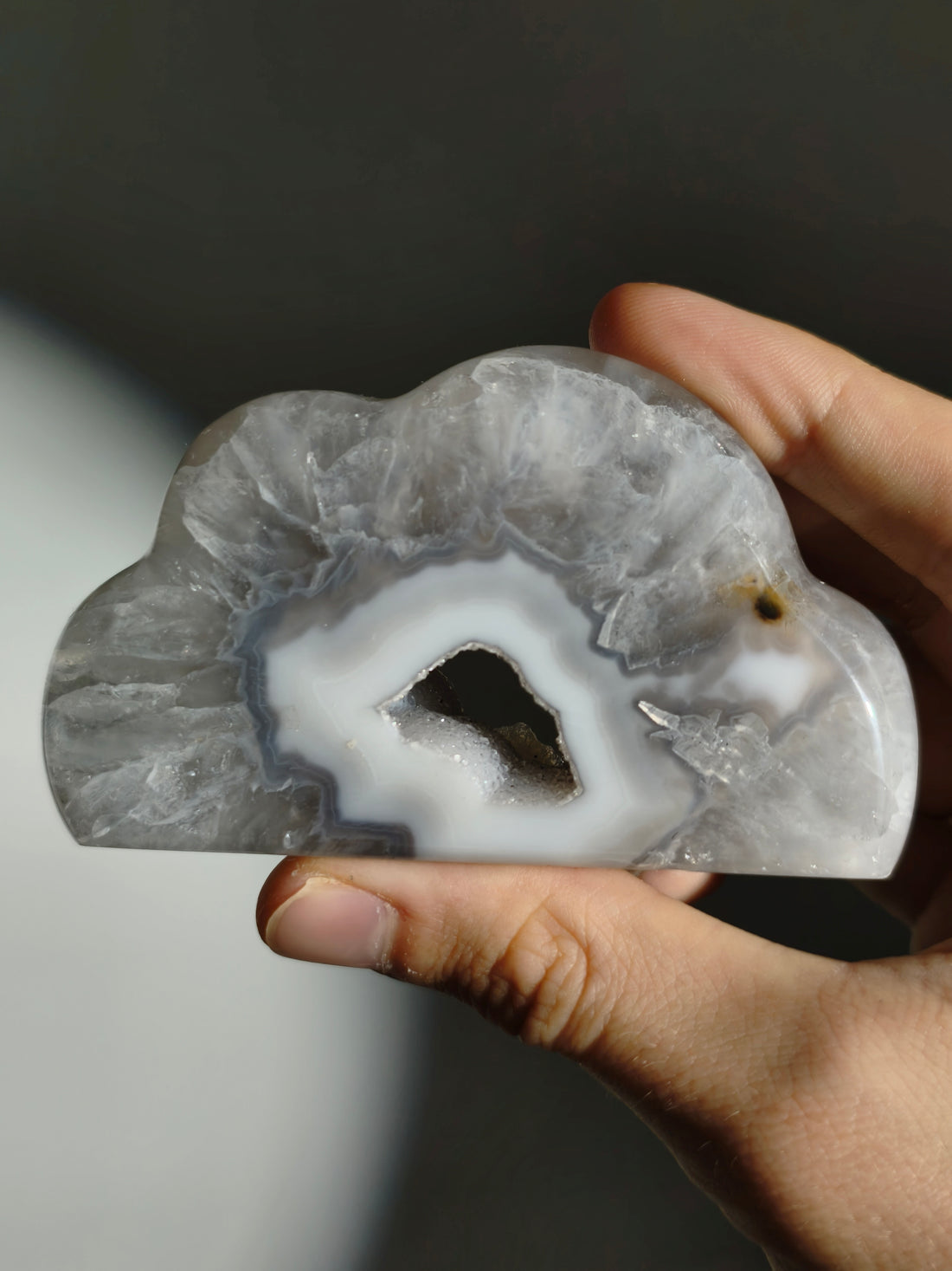 Druzy Achat Wolke aus Brasilien ☁️