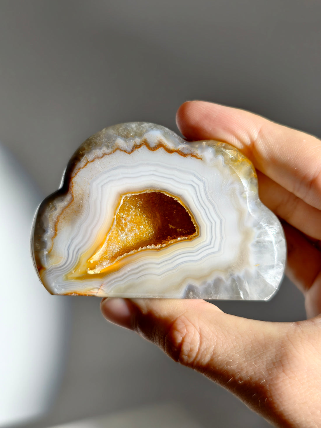 Druzy Achat Wolke aus Brasilien ☁️