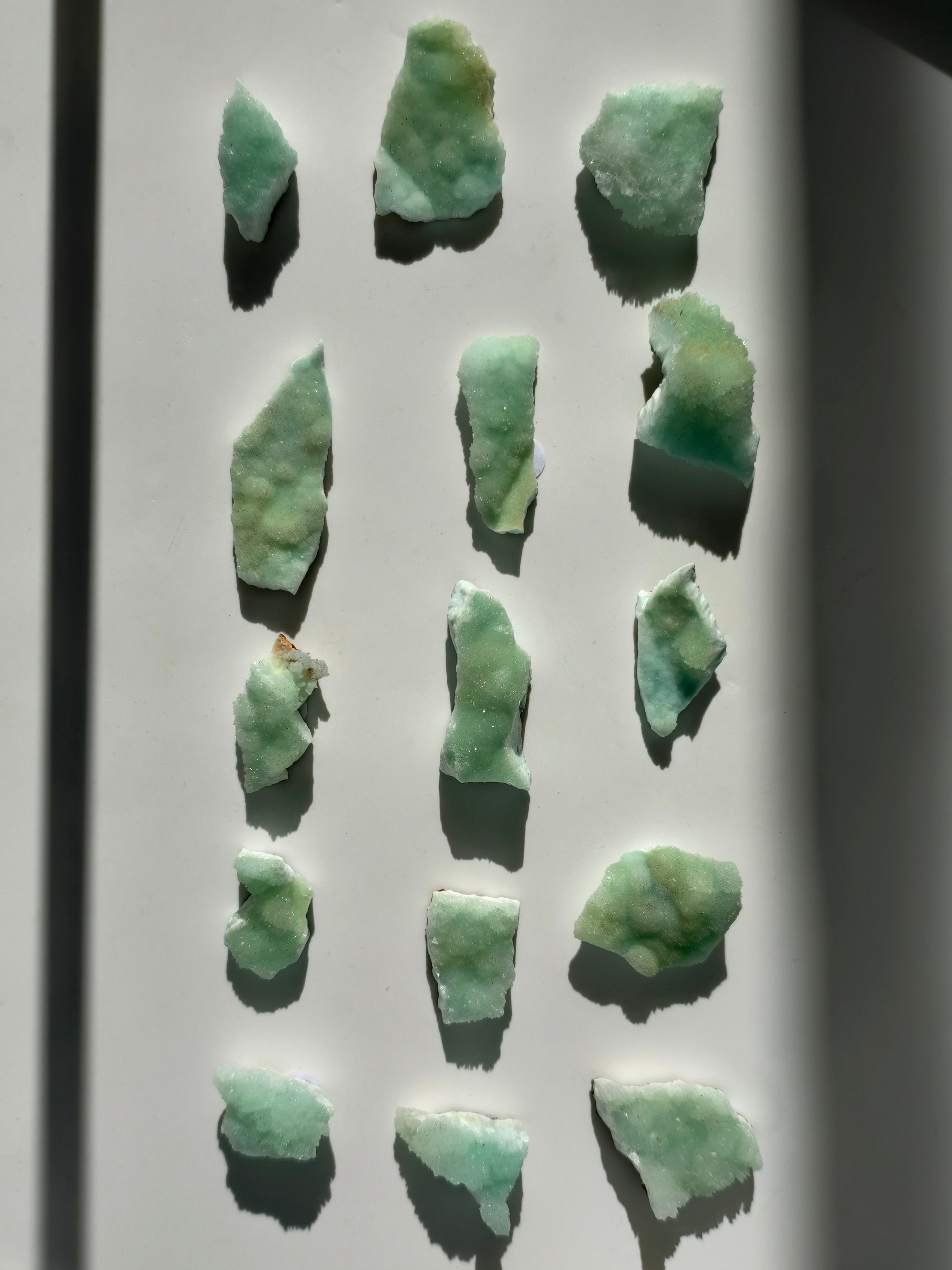 Grüner/türkis Aragonit aus Yunnan (wähle aus)