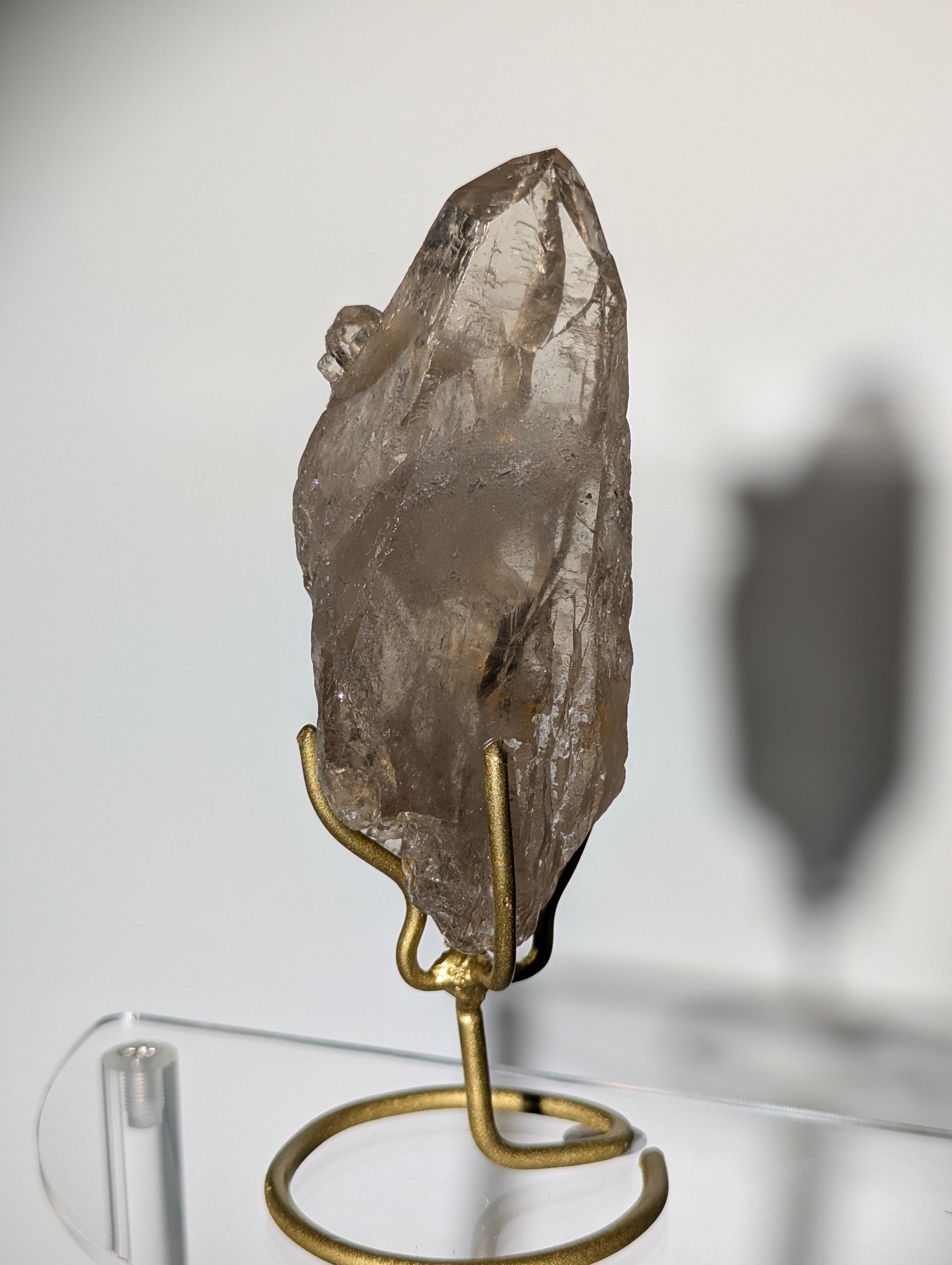 Rauchquarz Spitze auf Ständer &