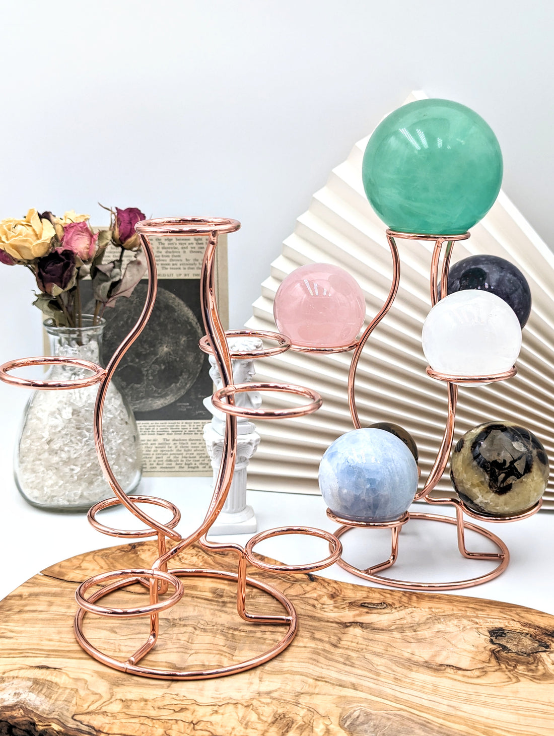 Mehrfach Kugelständer rosegold