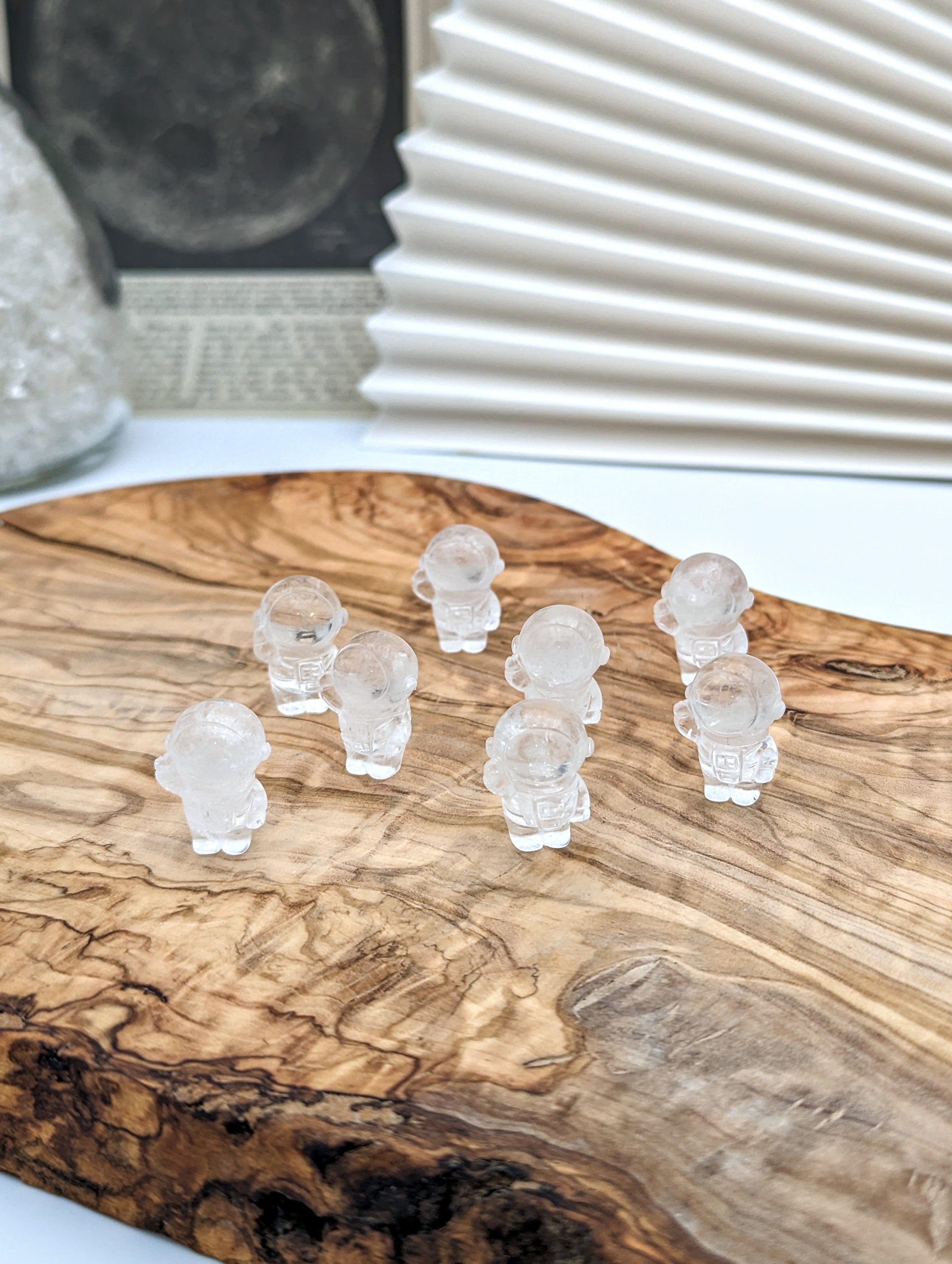 Bergkristall mini Astronauten