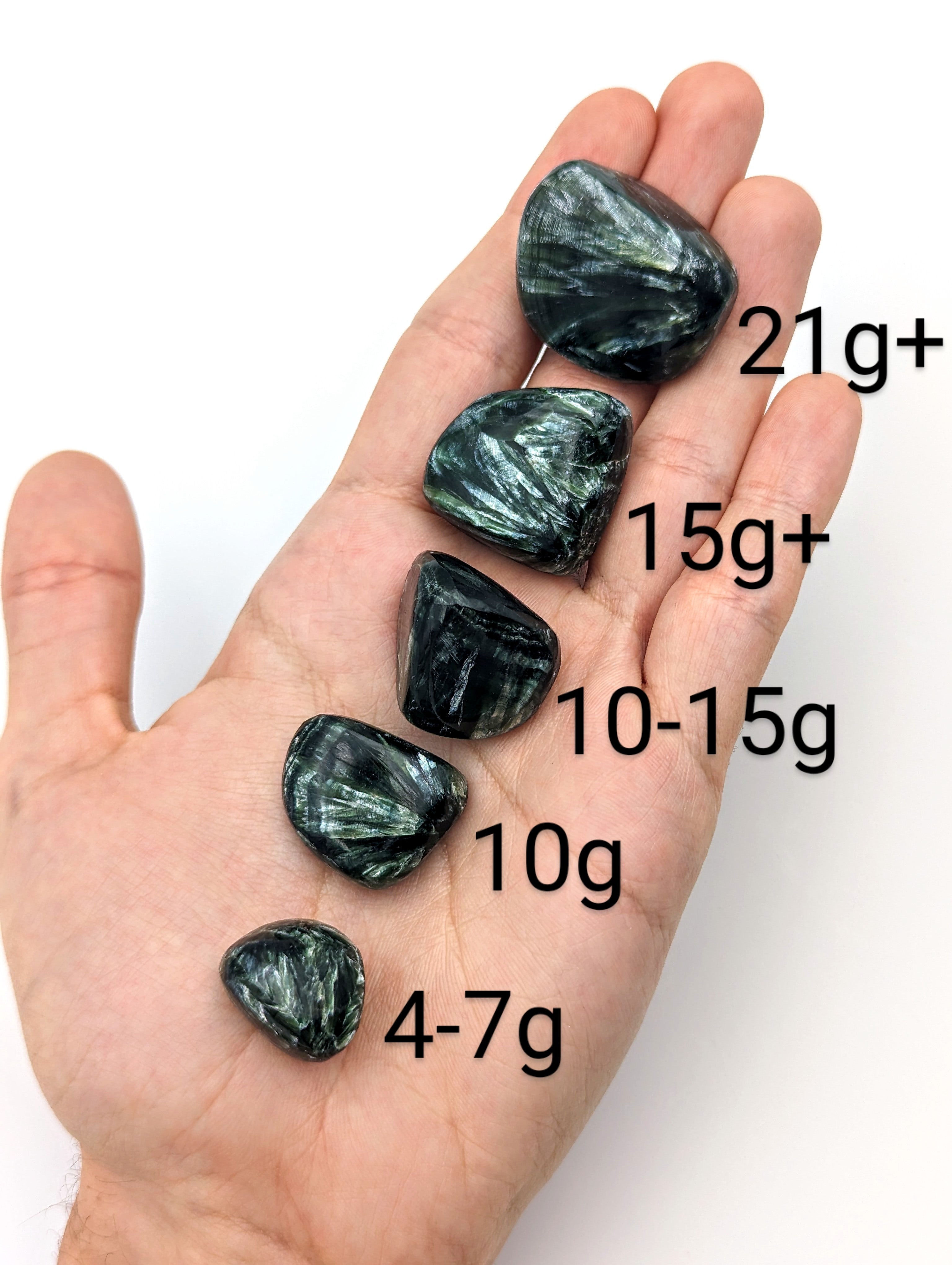 Seraphinit/Serafinit Trommelsteine A-Qualität