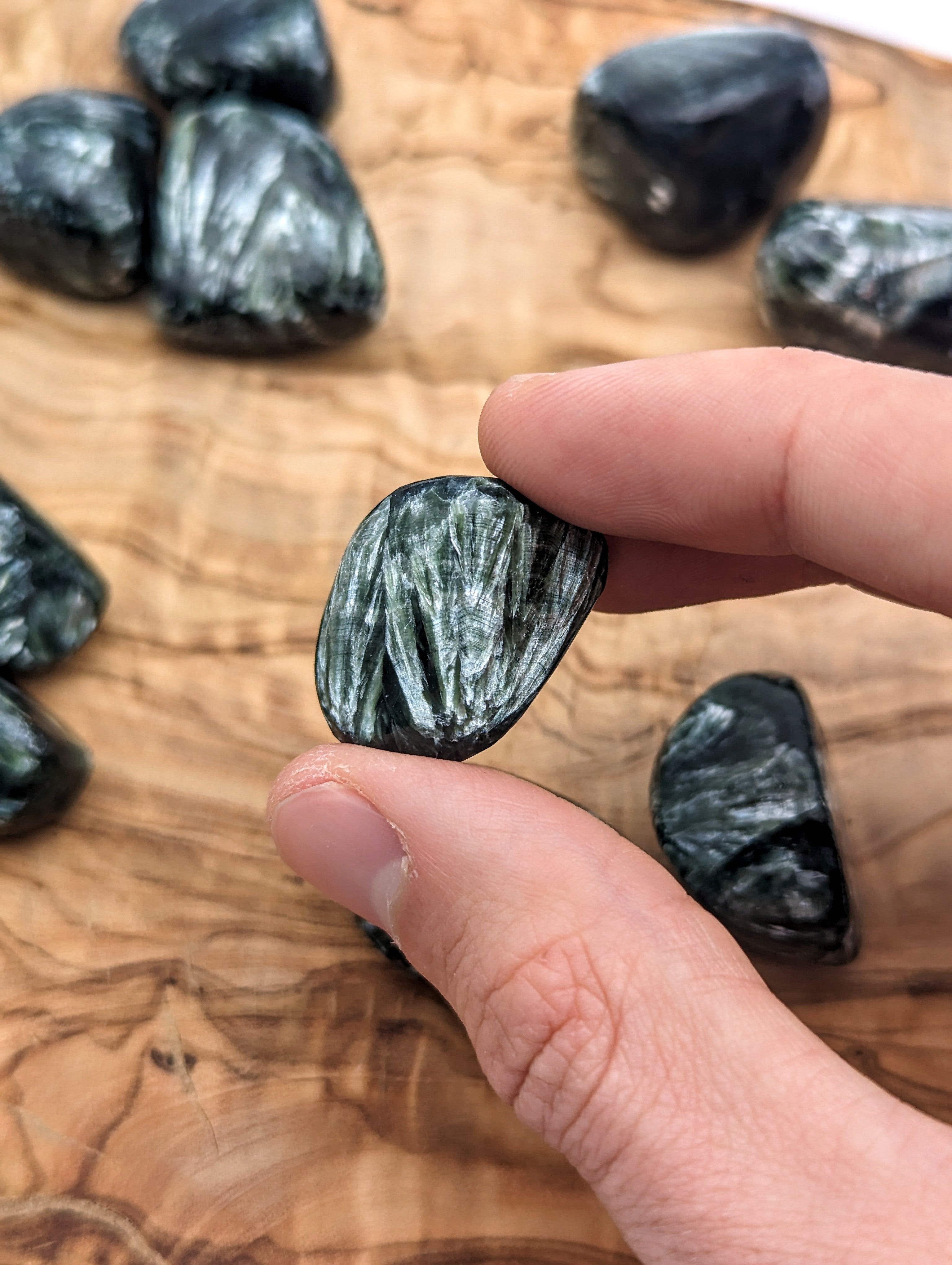 Seraphinit/Serafinit Trommelsteine A-Qualität