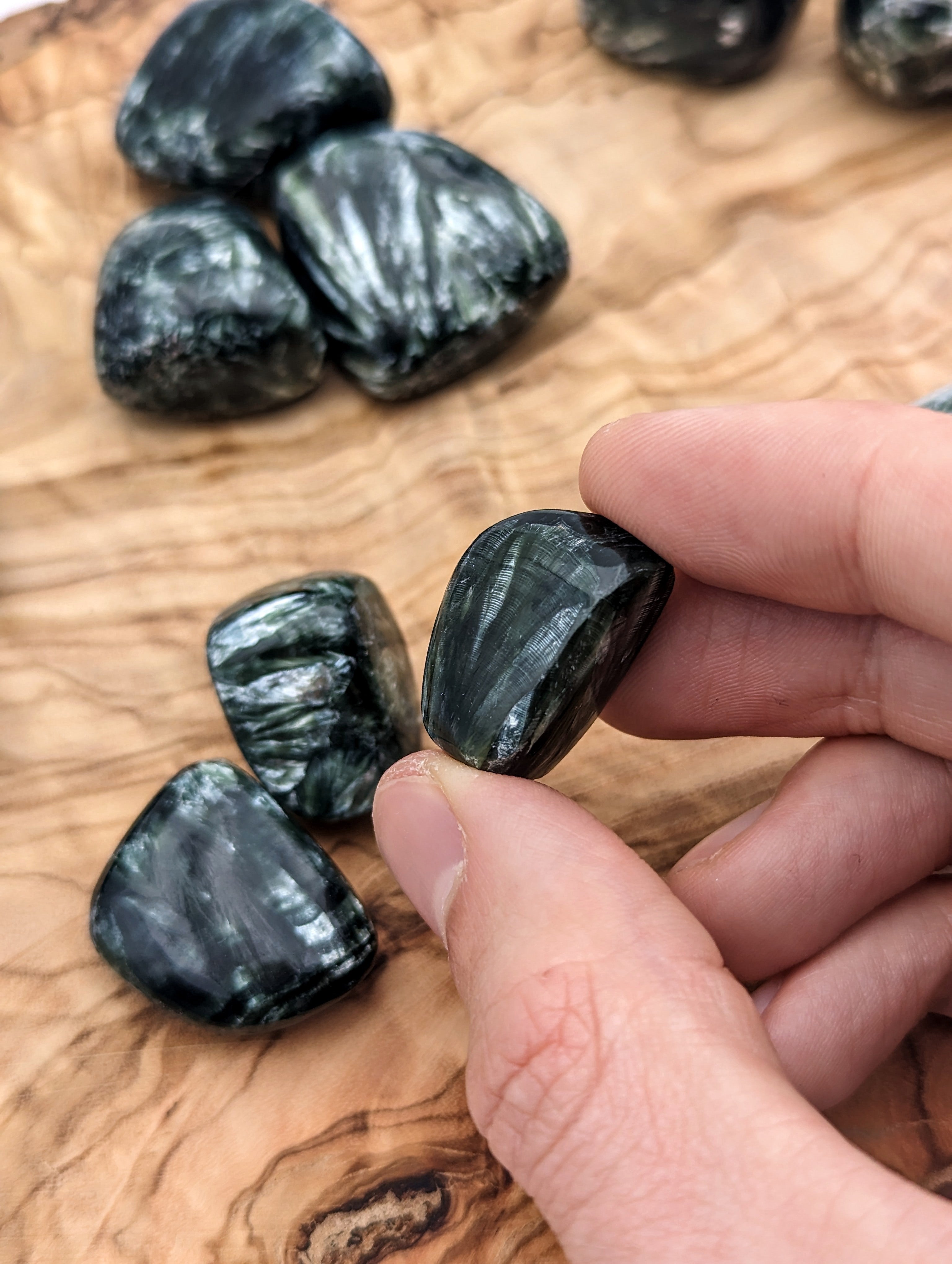 Seraphinit/Serafinit Trommelsteine A-Qualität