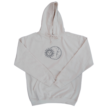 Sonne &amp; Mond - bestickter Hoodie