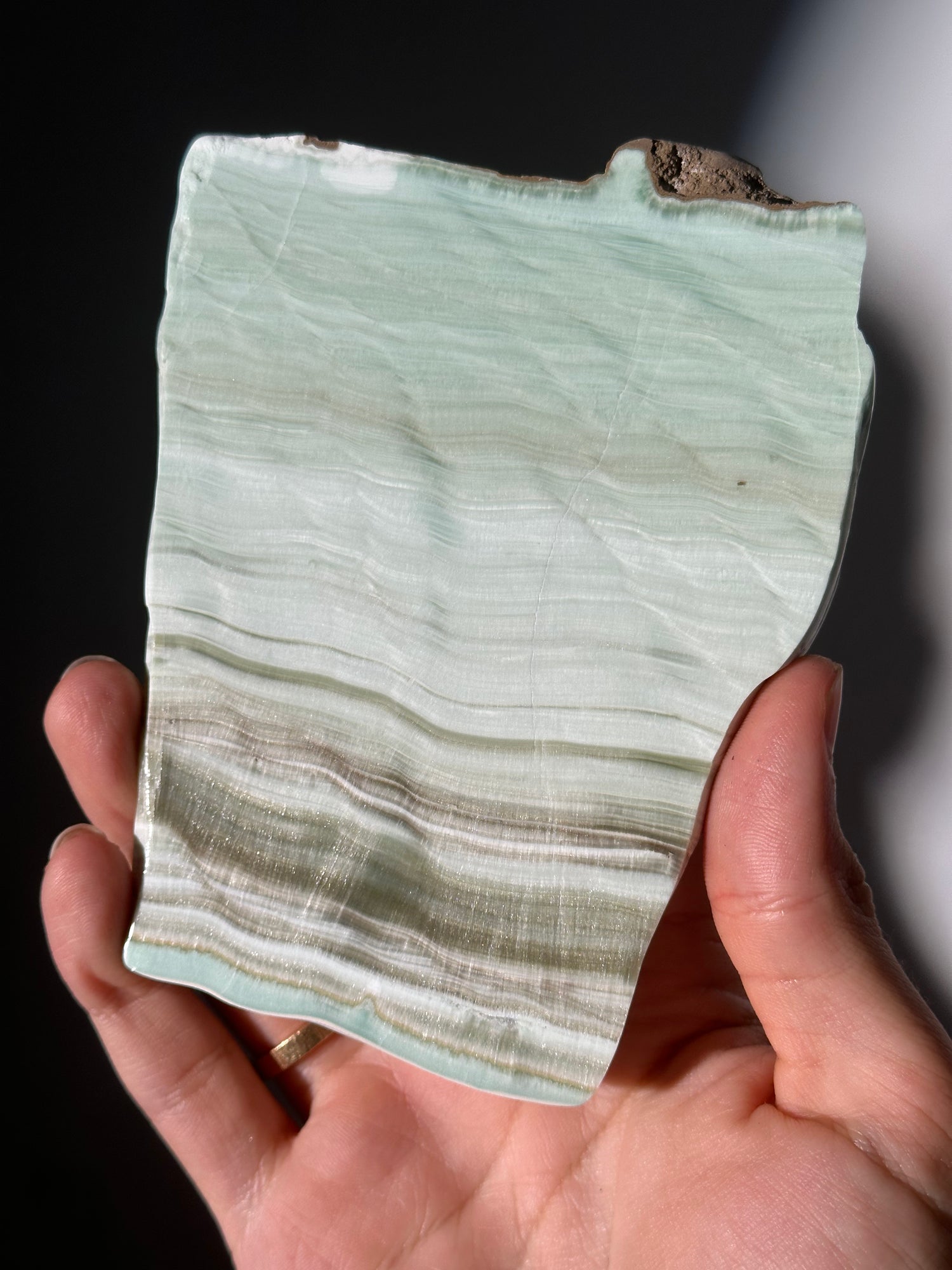 Türkise Aragonit Platte aus Spanien 🏖️