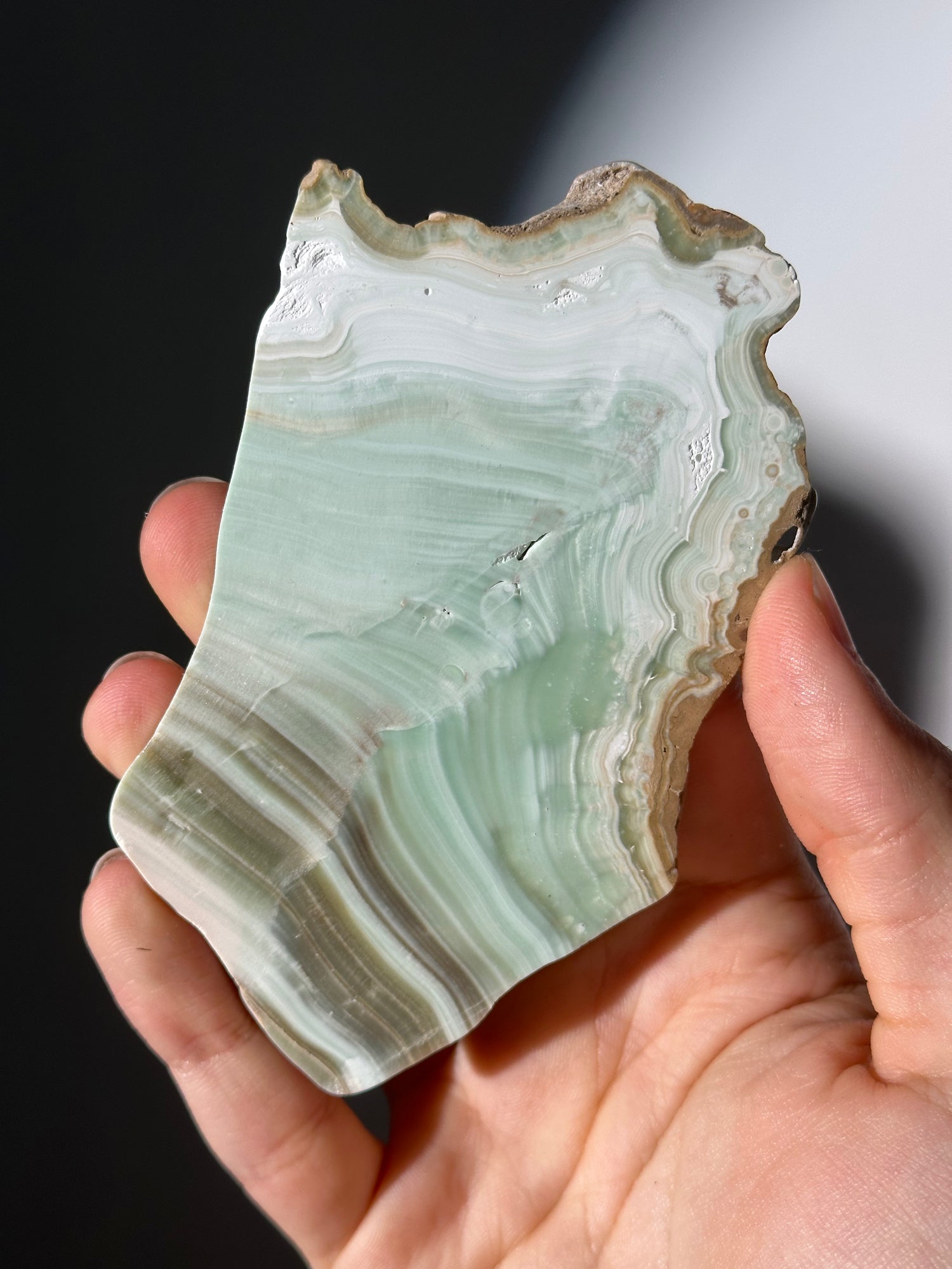 Türkise Aragonit Platte aus Spanien 🏖️