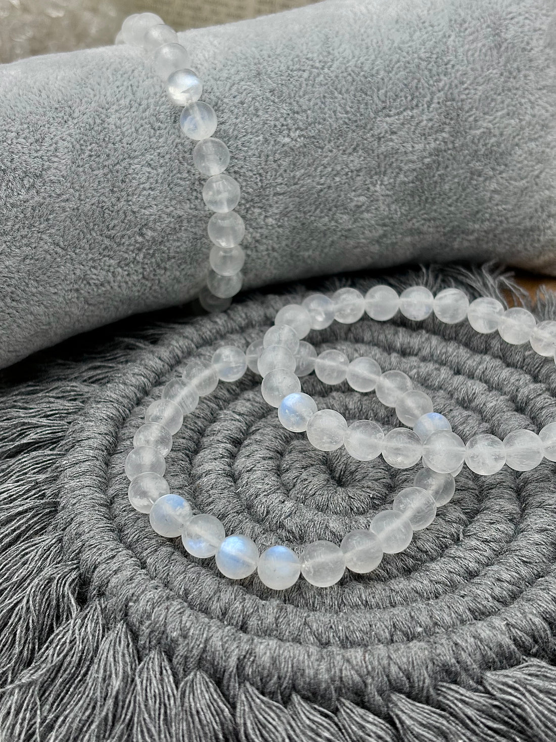 Mondstein Kugelarmband (hohe Qualität)