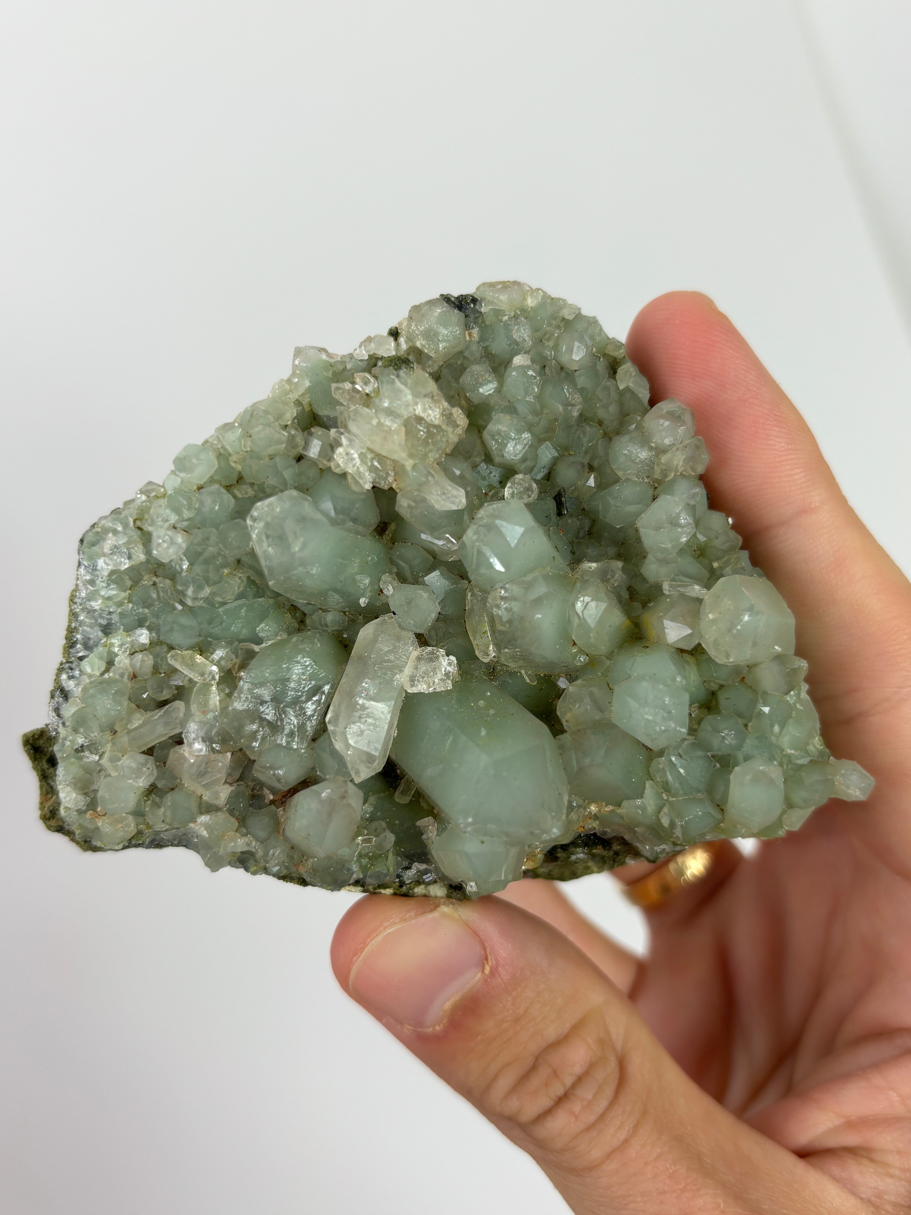 Chlorit Bergkristall mit Epidot (selten) 3