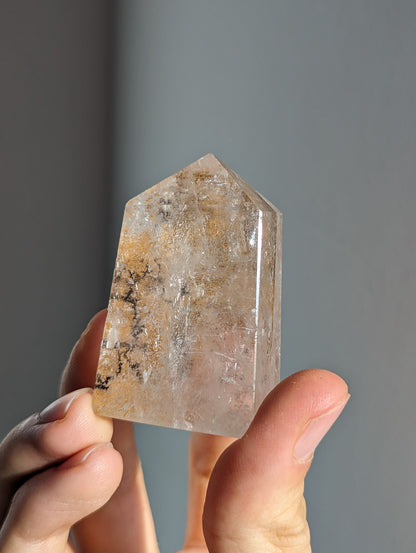 Mini Dendriten Bergkristall Golden Healer Turm