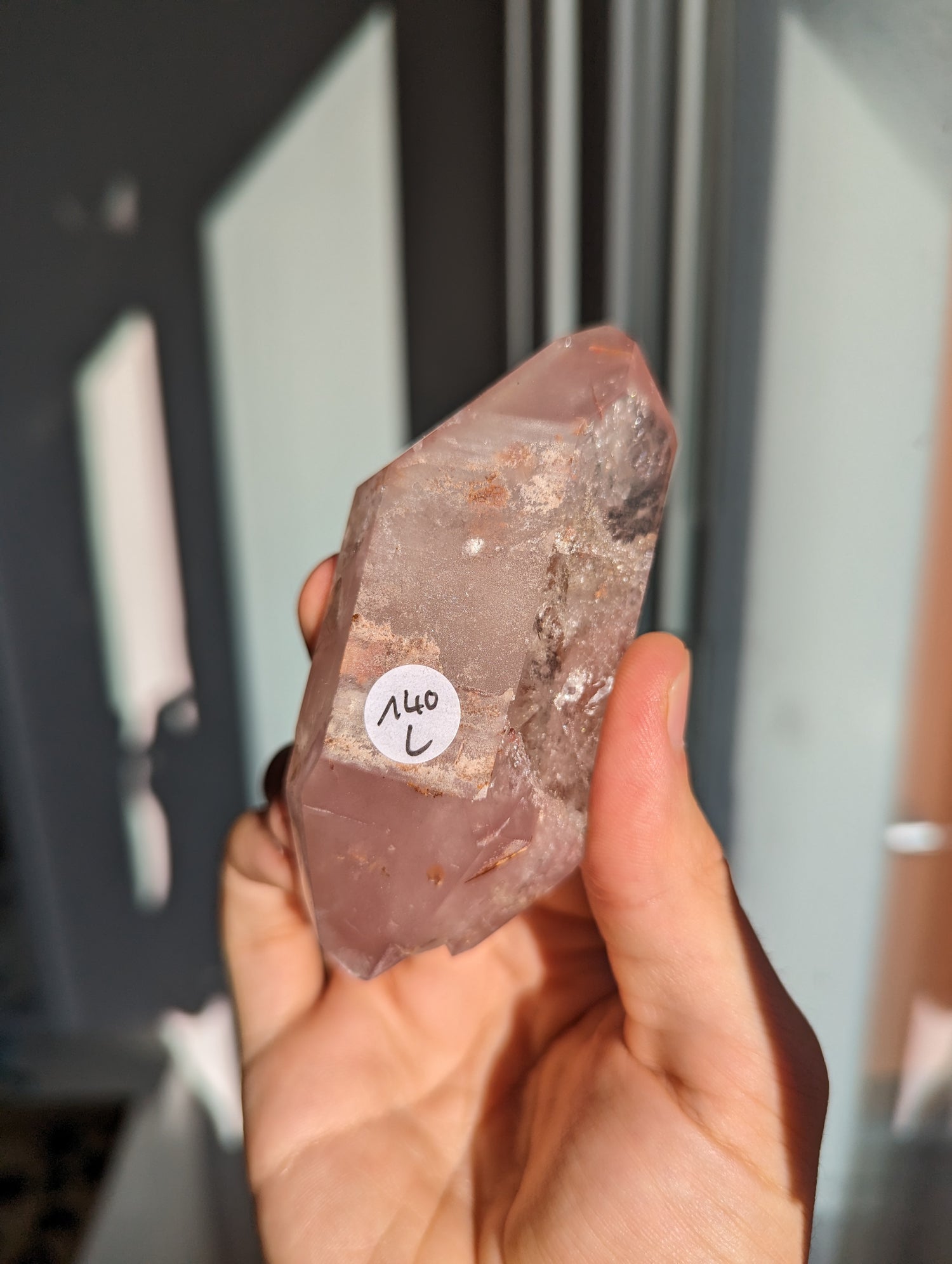 Pink Lithium Quarz Freiform/Doppelender (selten)