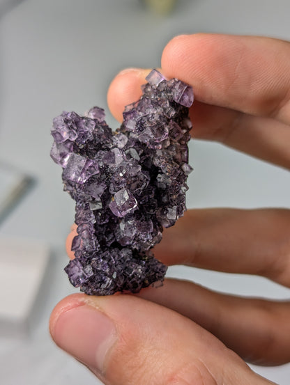 Okorusu Fluorit dunkellila aus Namibia