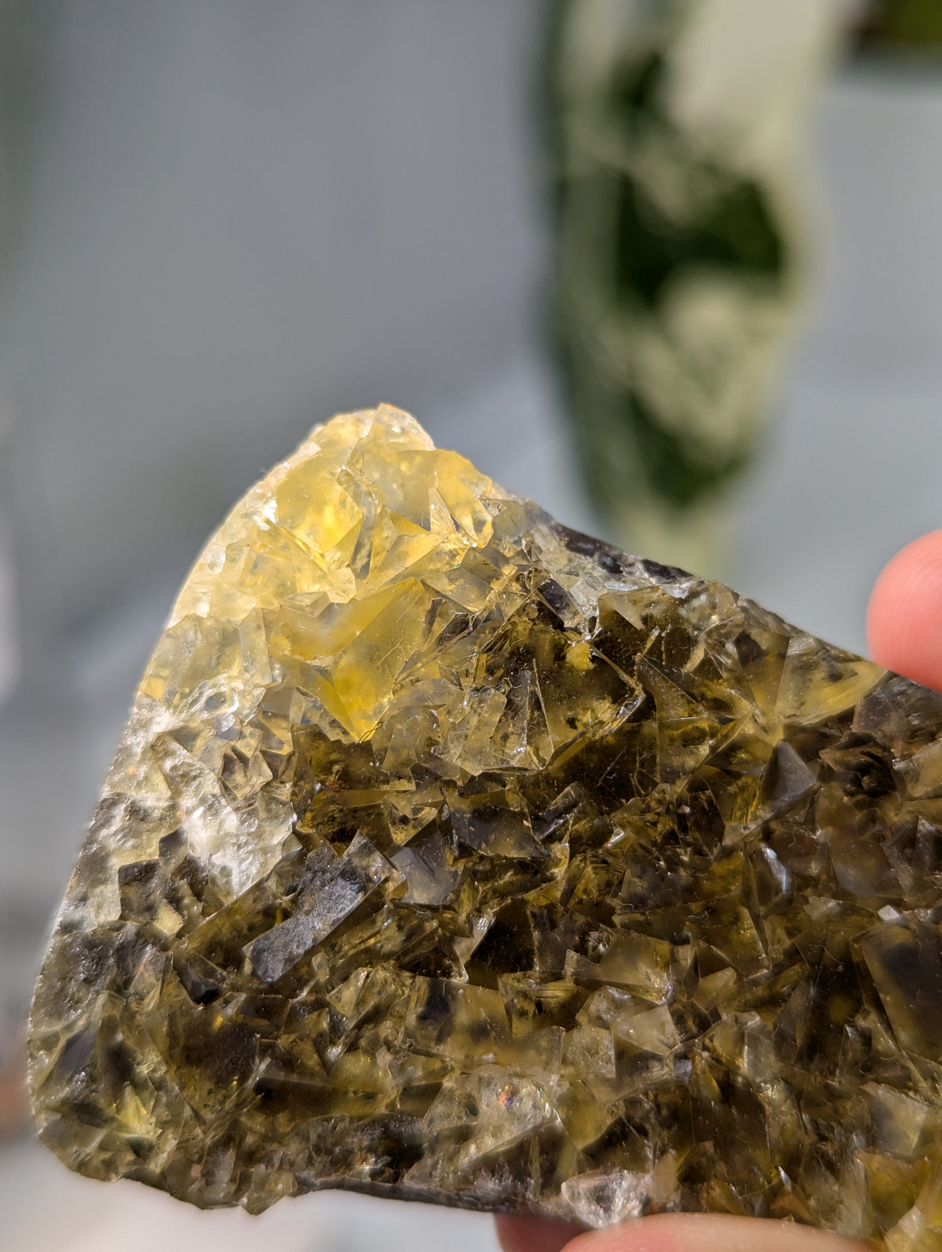 Okorusu Fluorit gelb groß aus Namibia