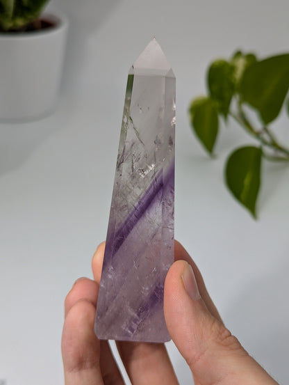 Amethyst Phantom Obelisk aus Brasilien