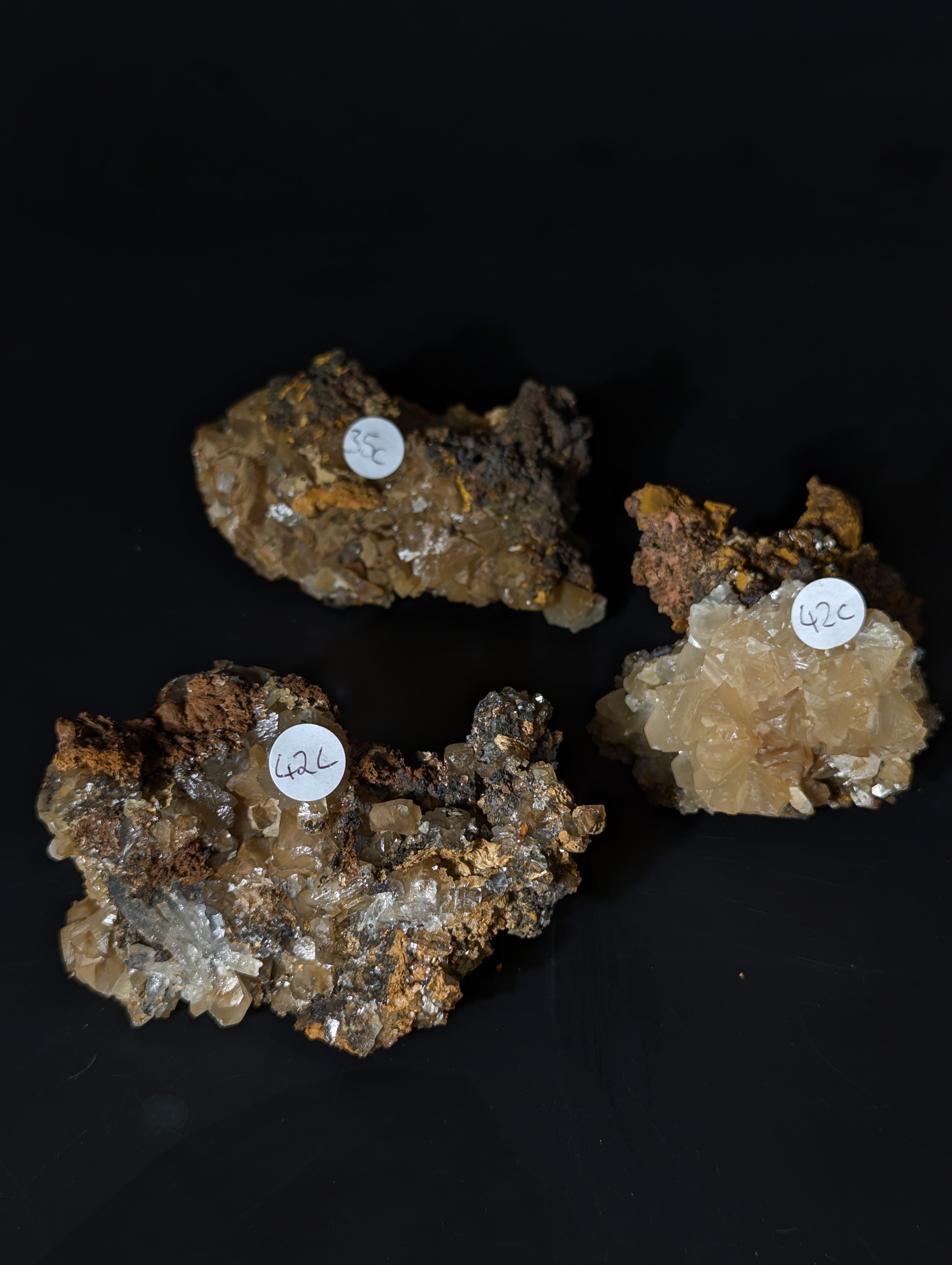 UV-Aktiver Calcit aus Mexico (+Phosphoreszenz) groß