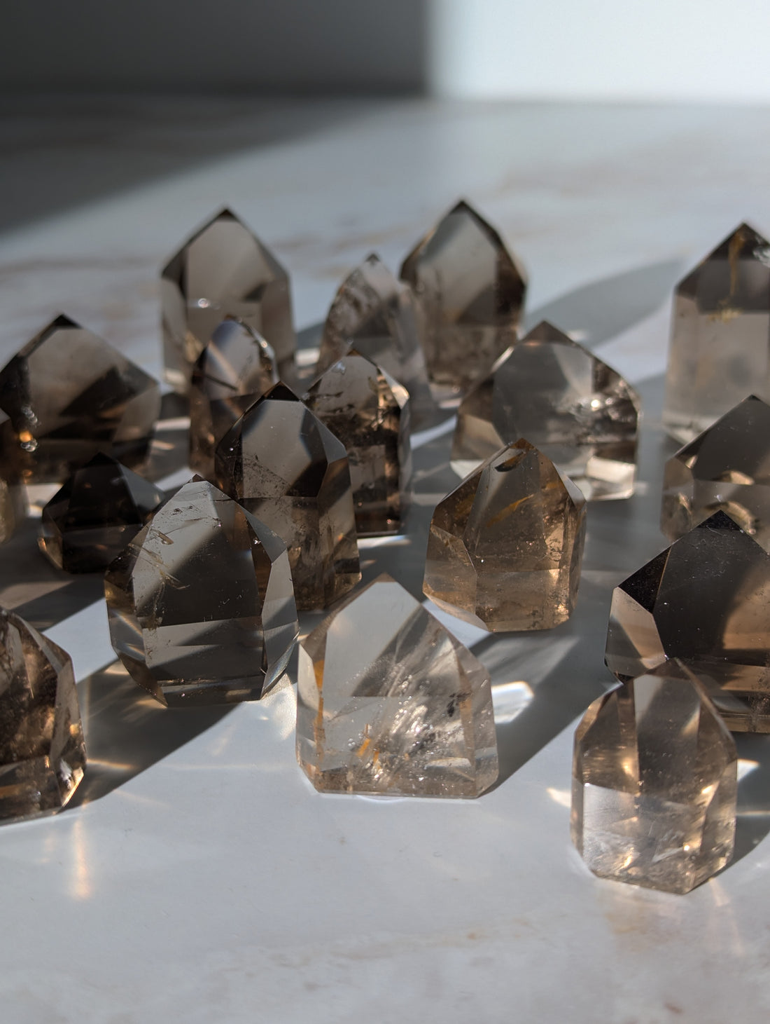 kleine Rauchquarz Türme aus Brasilien A-Qualität