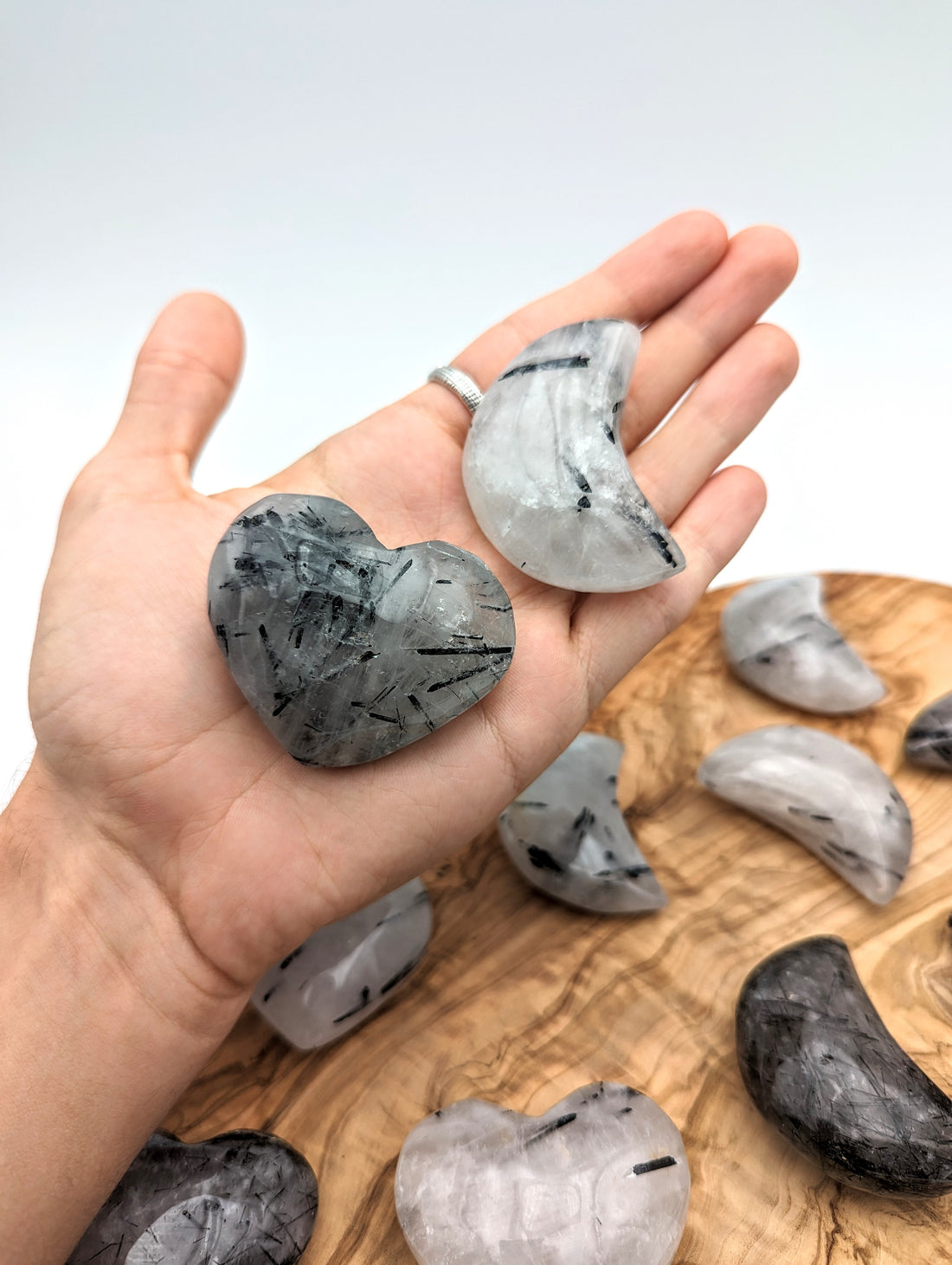 Turmalinquarz Mond & Herz