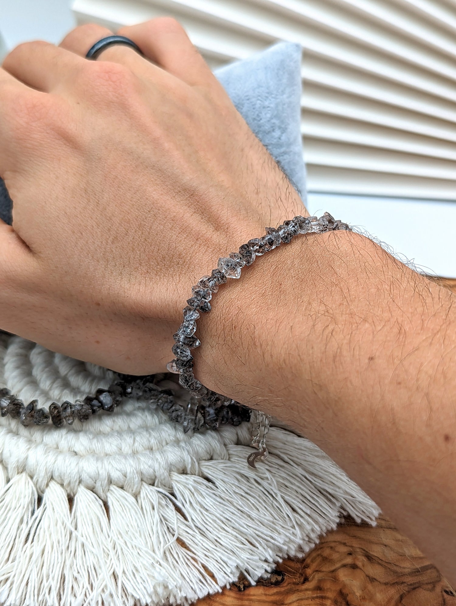 &quot;Herkimer Style&quot; Diamant Armband klar