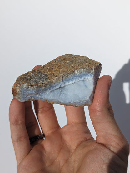 Blauer Chalcedon (Blue Lace) Roh VI