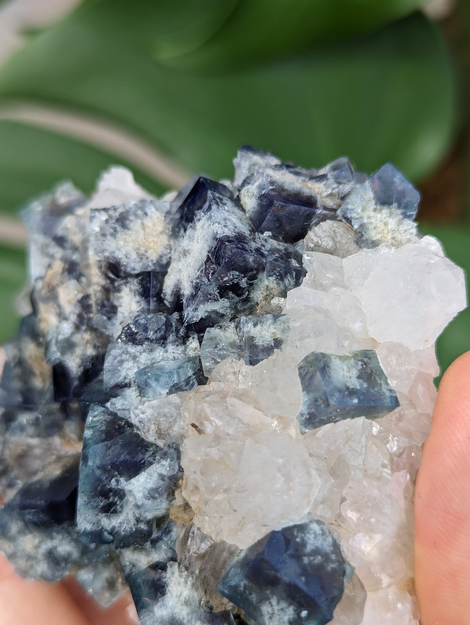 Fluorit Milky Way Pocket England groß