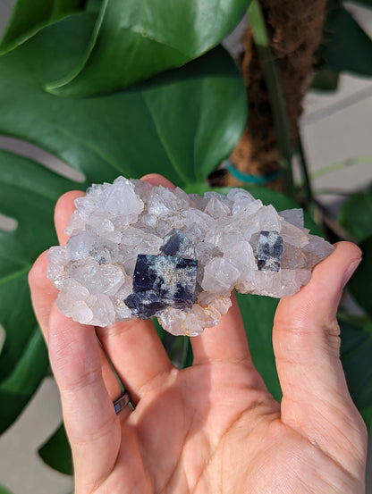 Fluorit Milky Way Pocket England