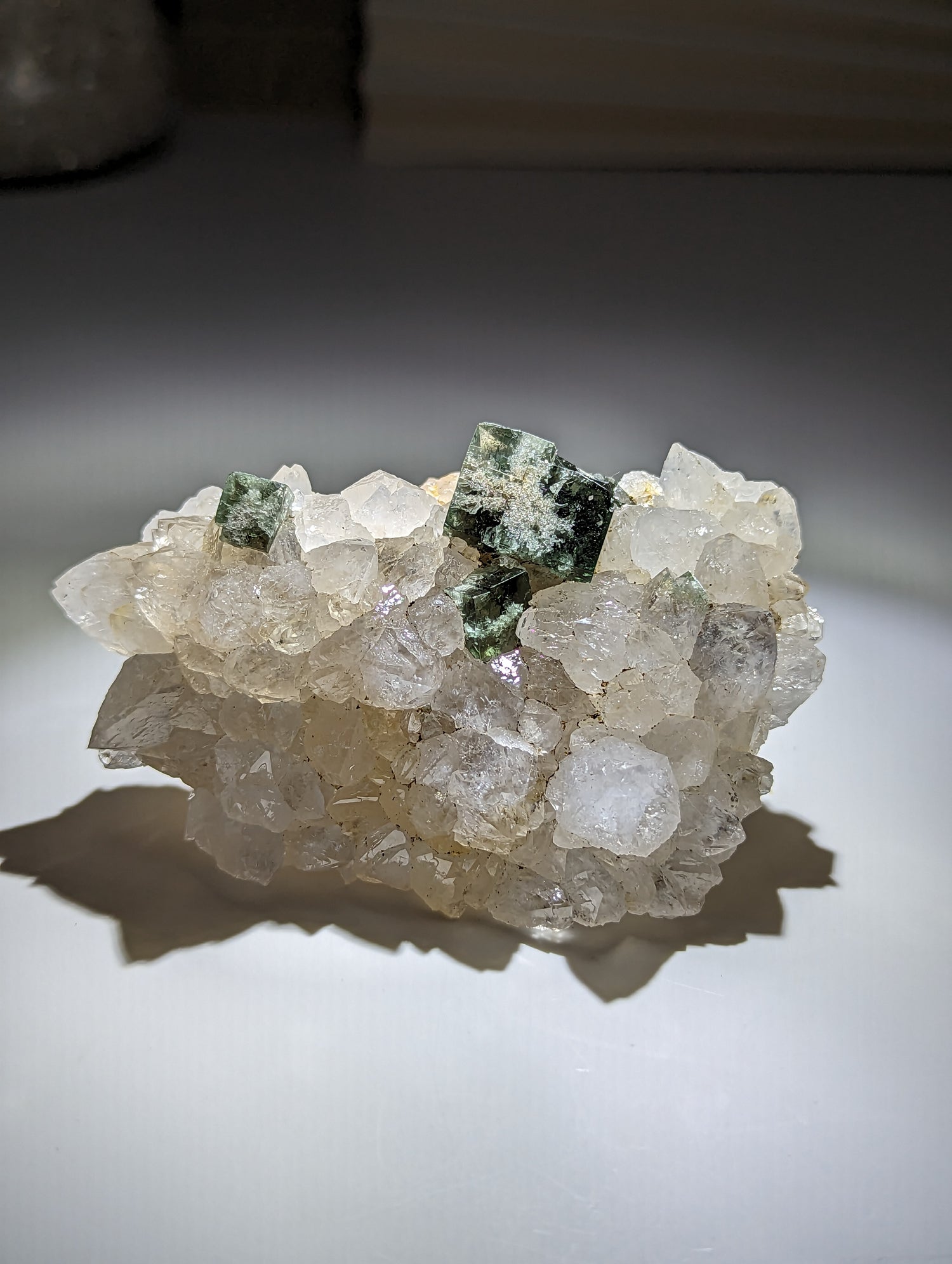 Fluorit Milky Way Pocket England