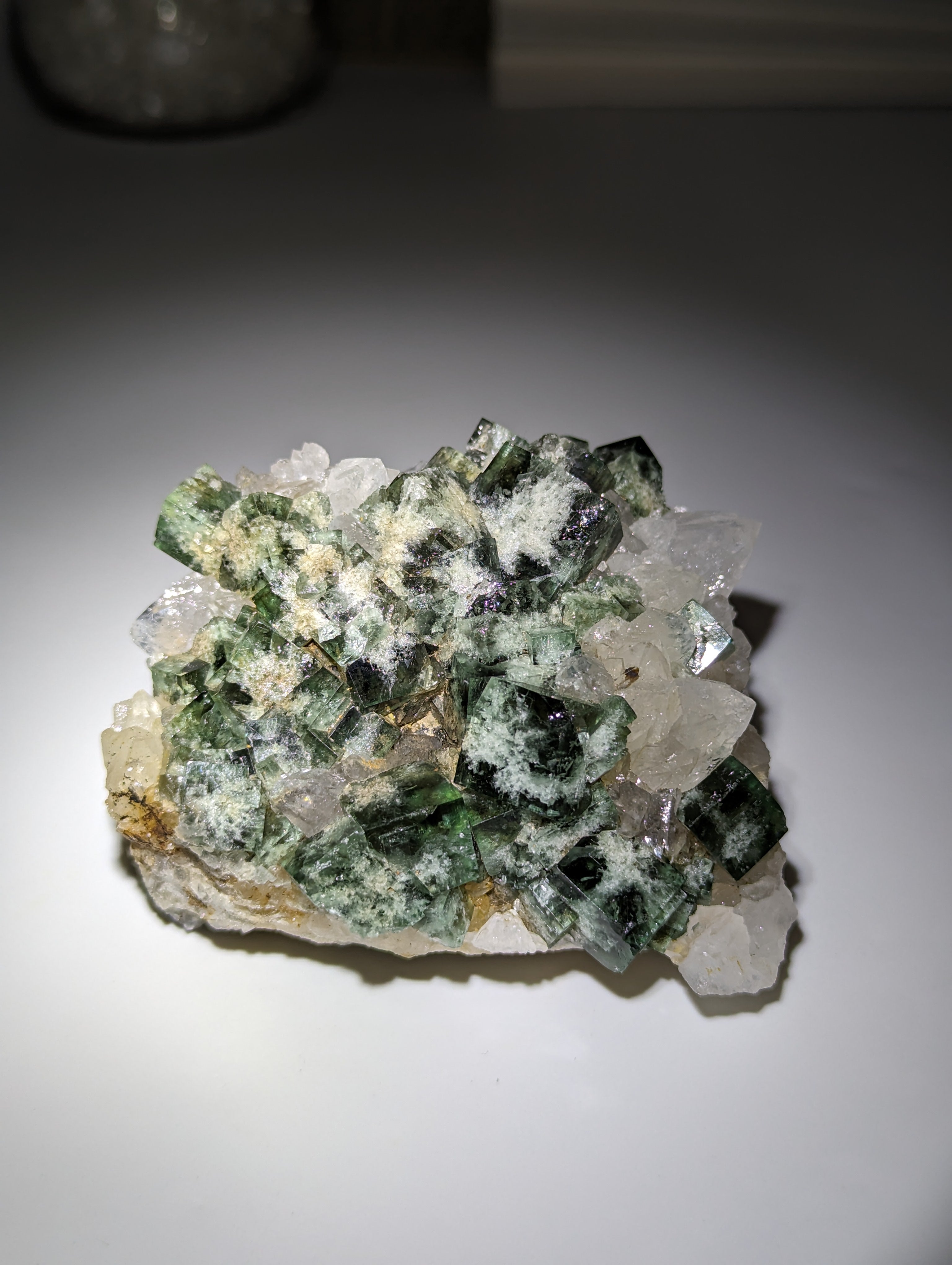 Fluorit Milky Way Pocket England groß