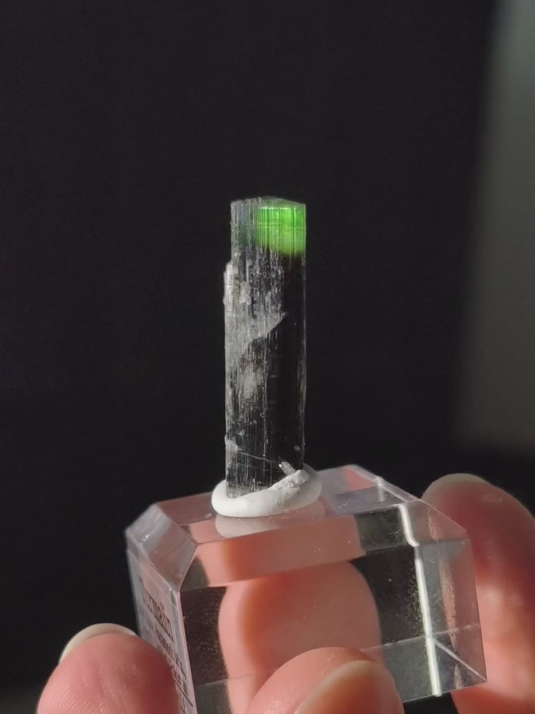 Greencap Turmalin aus Stak Nala, Pakistan