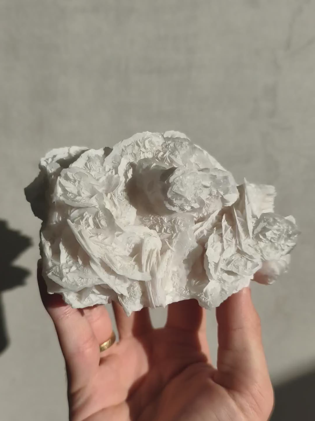 Calcit Rose aus Yaogangxian Mine 🌹 UV-Aktiv