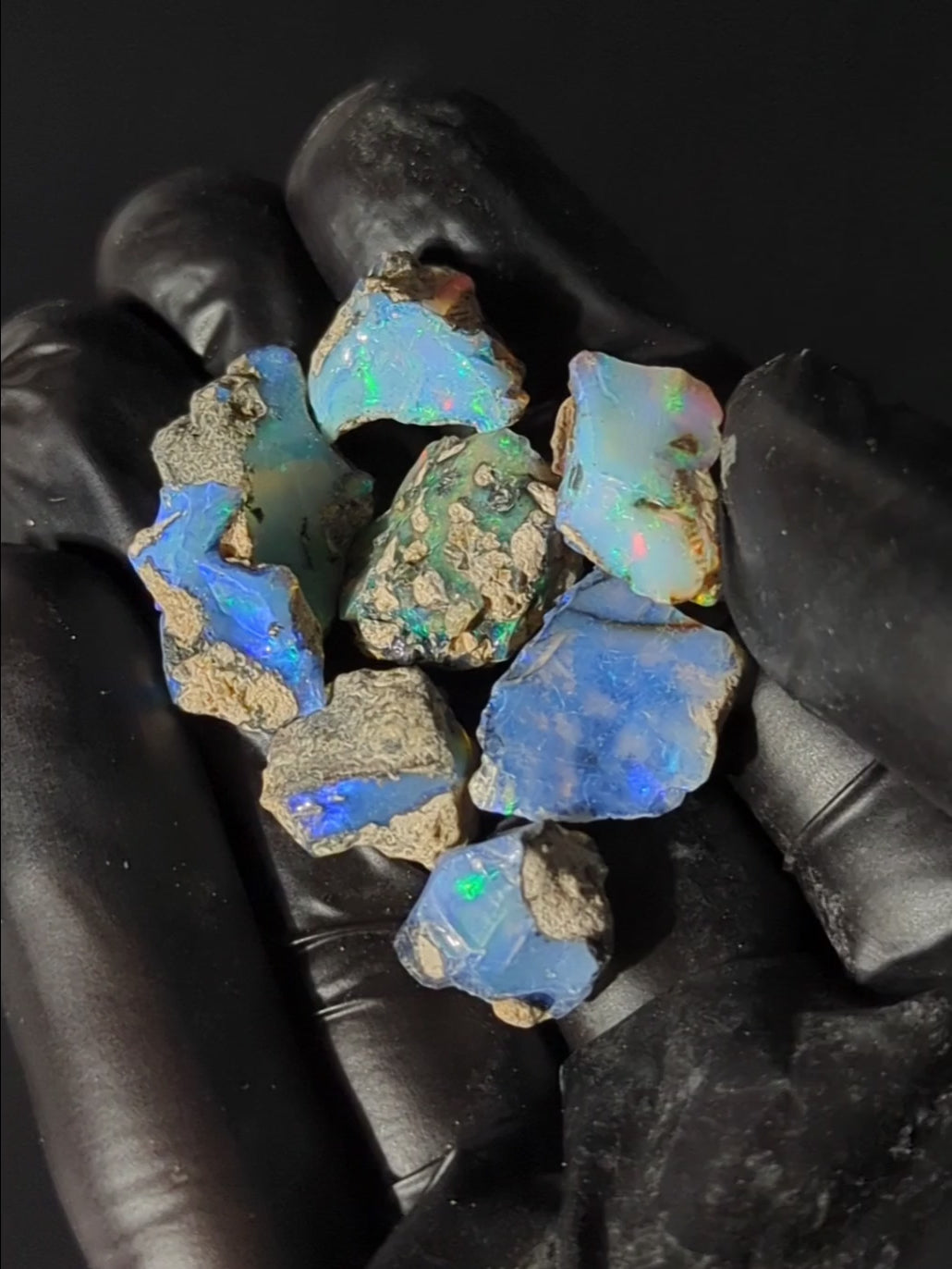 Welo Opal Set roh 8,46g