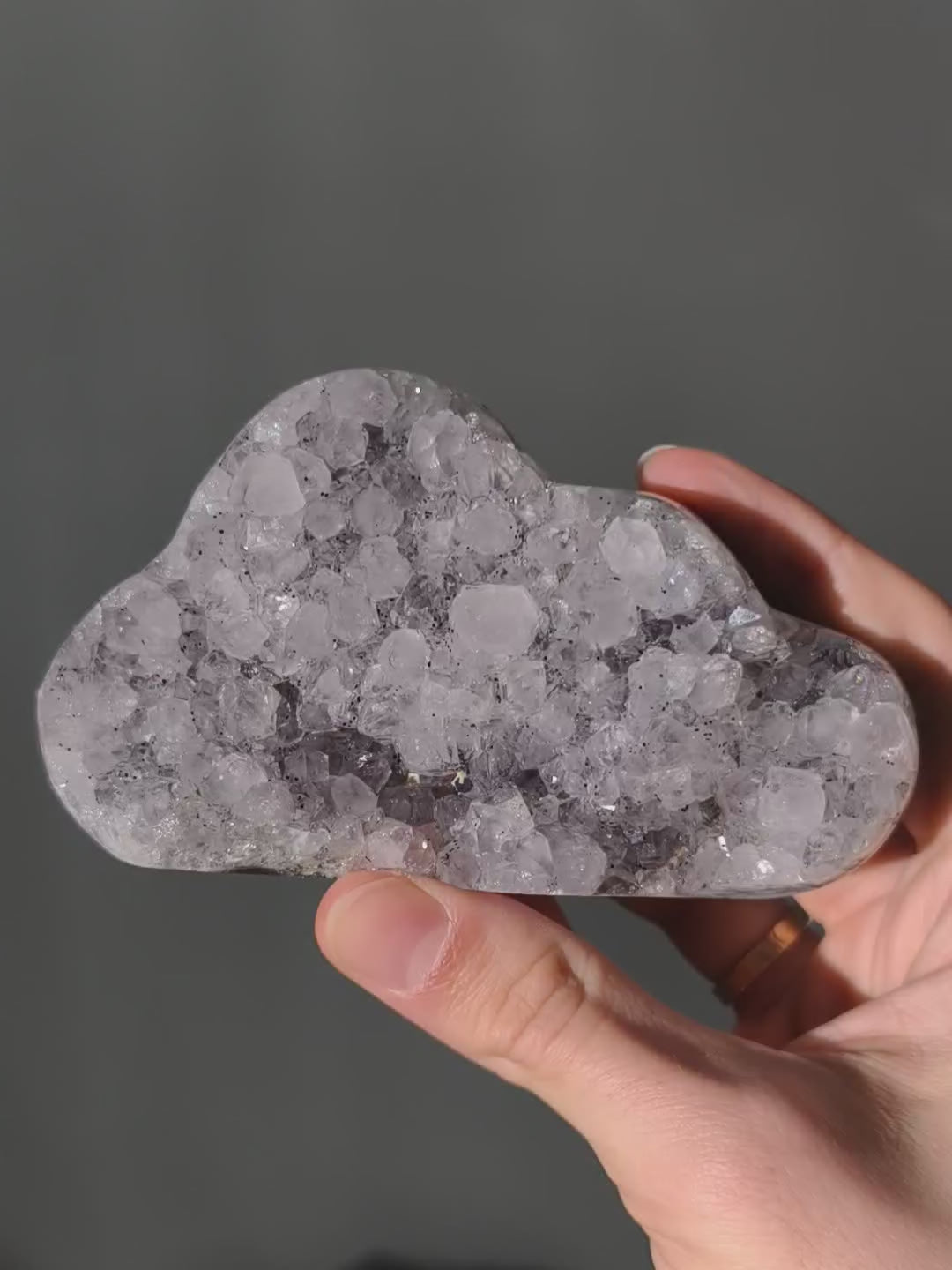 Druzy Bergkristall Wolke aus Brasilien