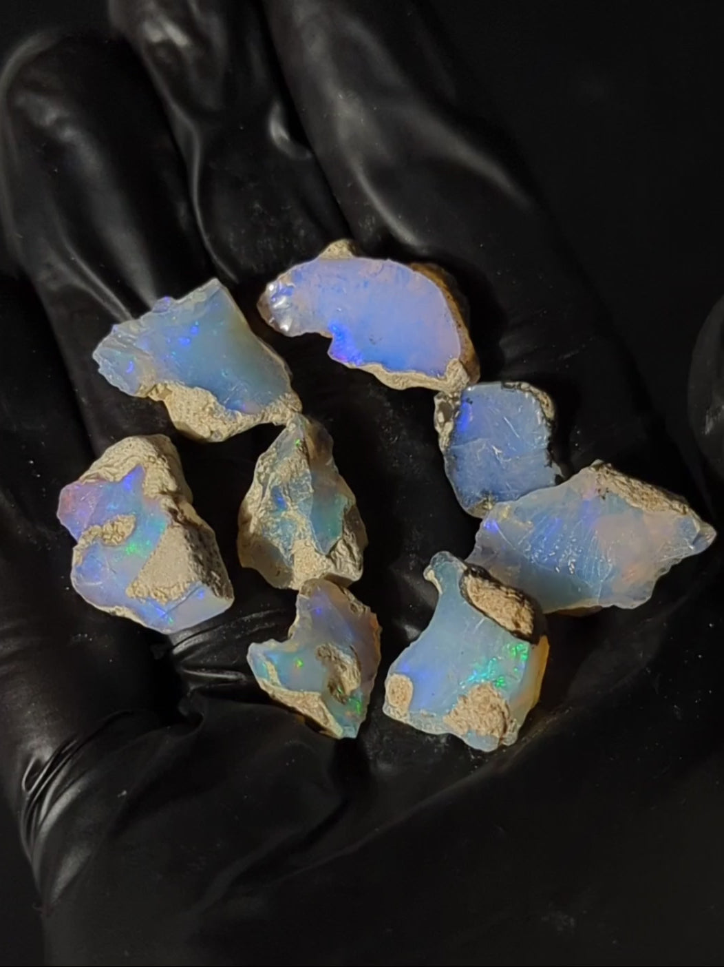 Welo Opal Set roh 9,10g