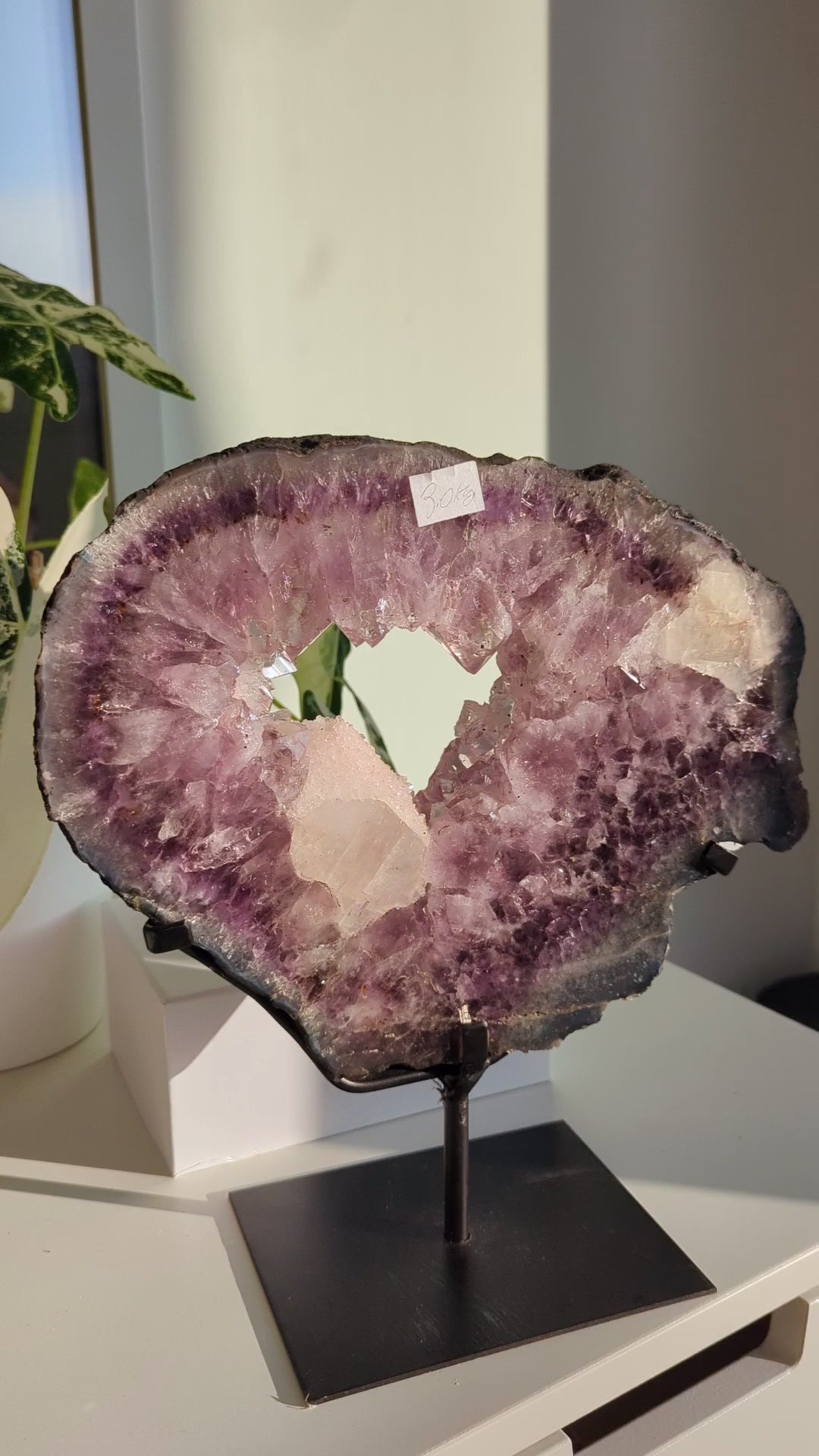 Amethyst Portal A-Qualität mit Calcit