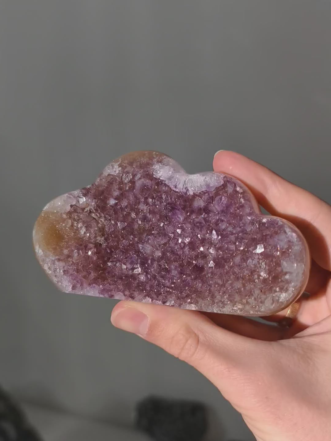Druzy Amethyst Achat Wolke aus Brasilien