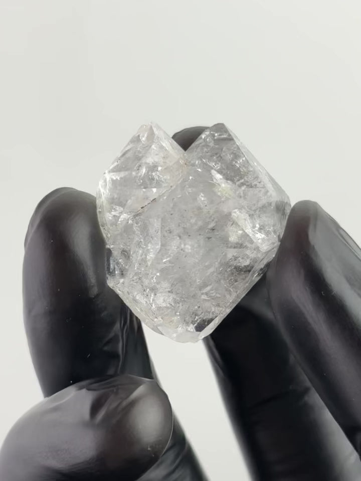 Herkimer Diamant mit Regenbögen