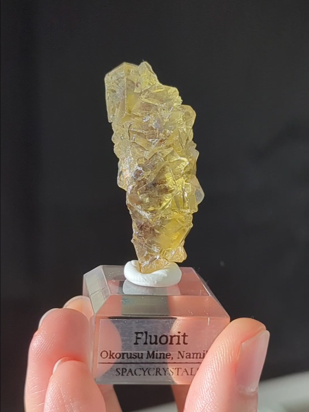Okorusu Fluorit gelb aus Namibia